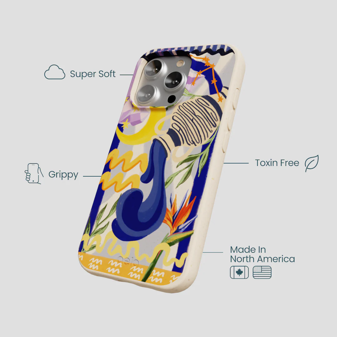 Seashell Aquarius Water iPhone 16 Pro Case - Image 4