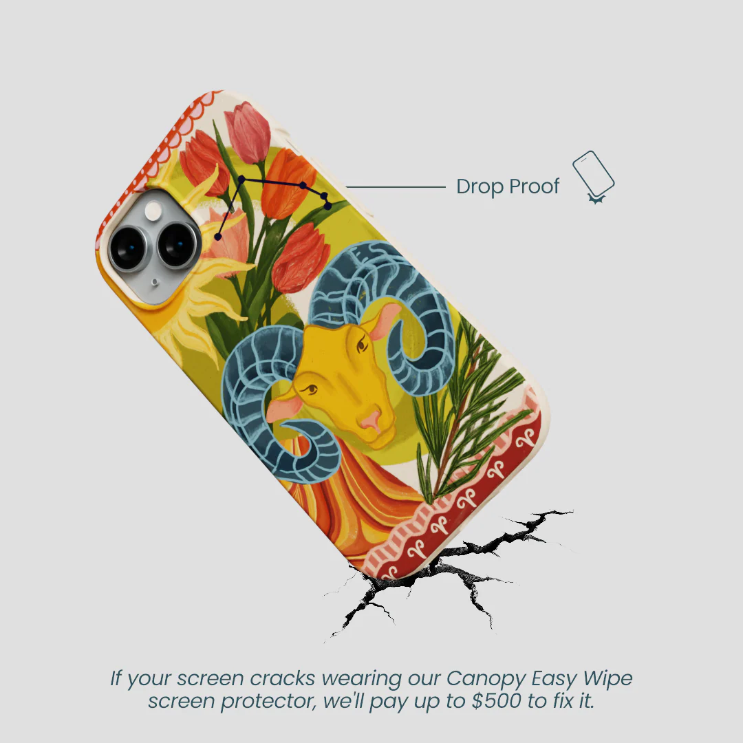 Seashell Aries Ram iPhone 14 Case - Image 5