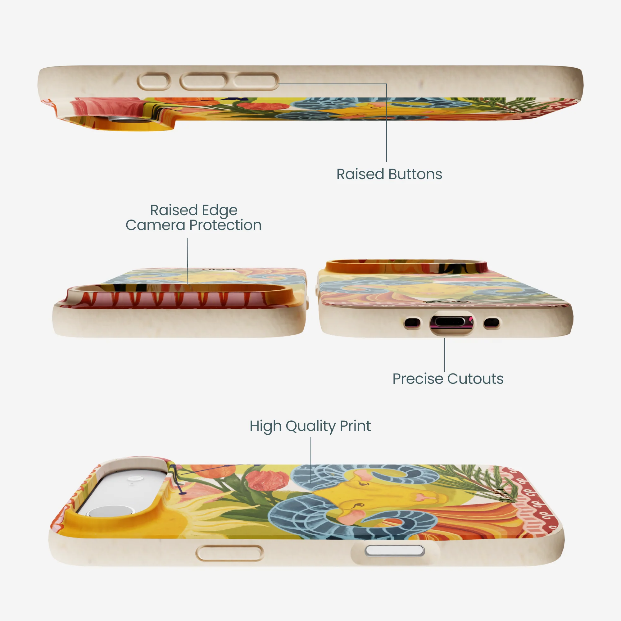 Seashell Aries Ram iPhone Air Case - Image 2