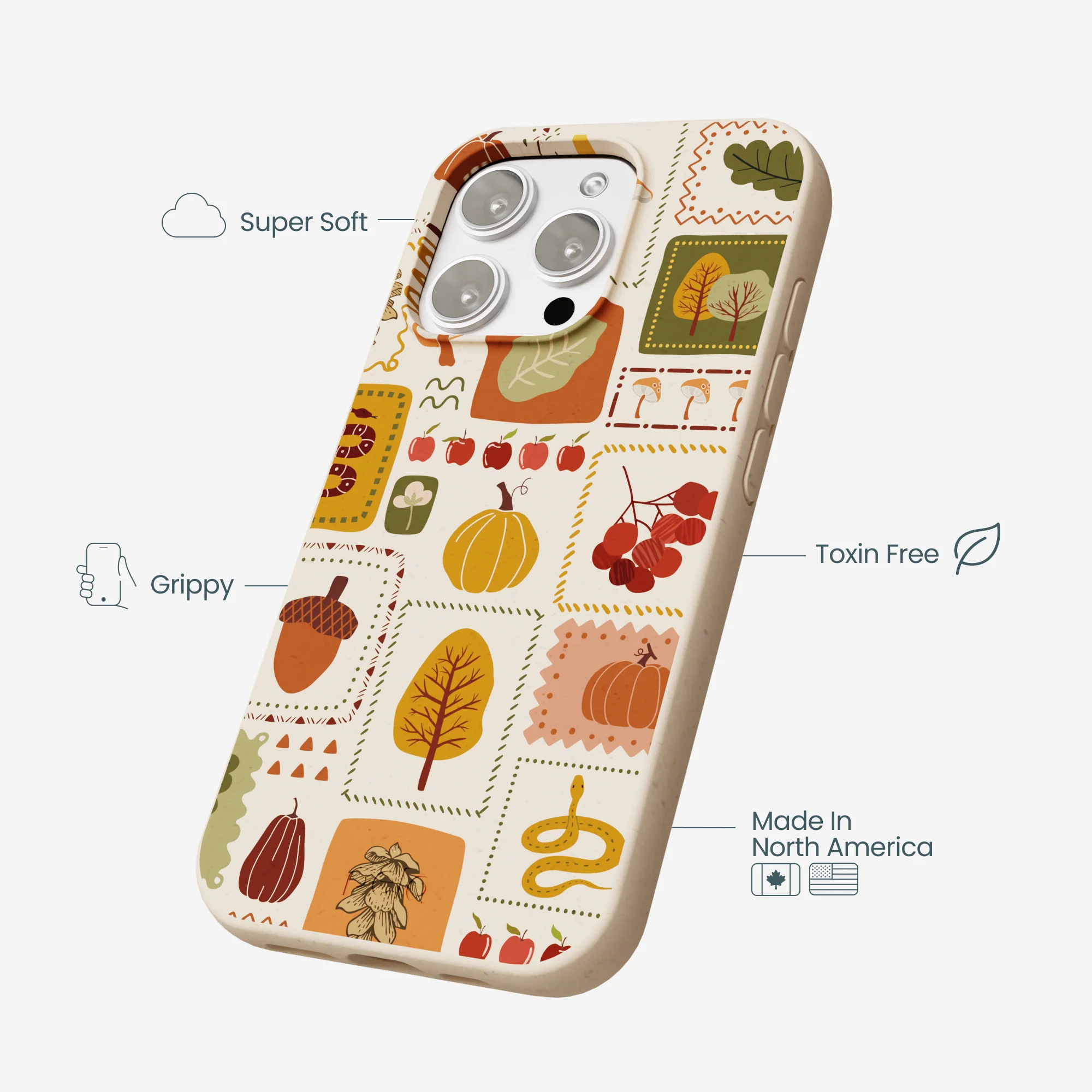 Seashell Autumn Patch iPhone 16 Pro Max Case - Image 4