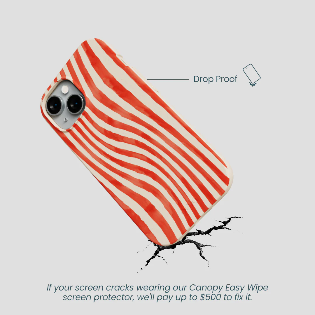 Seashell Big Top Stripes iPhone 14 Case - Image 5