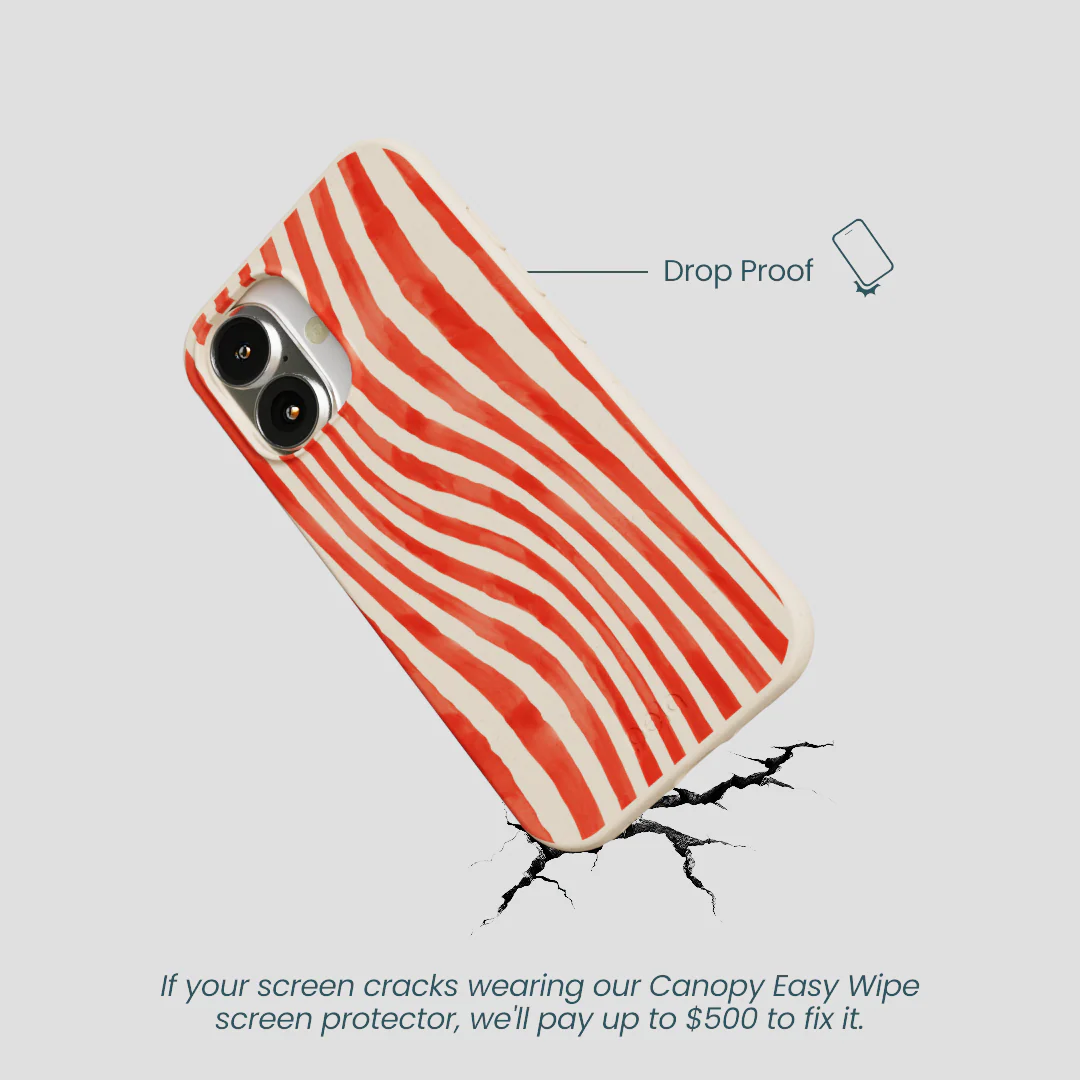 Seashell Big Top Stripes iPhone 16 Case - Image 5