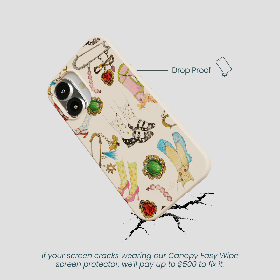 Seashell Brooch Parade iPhone 16 Case - Image 4