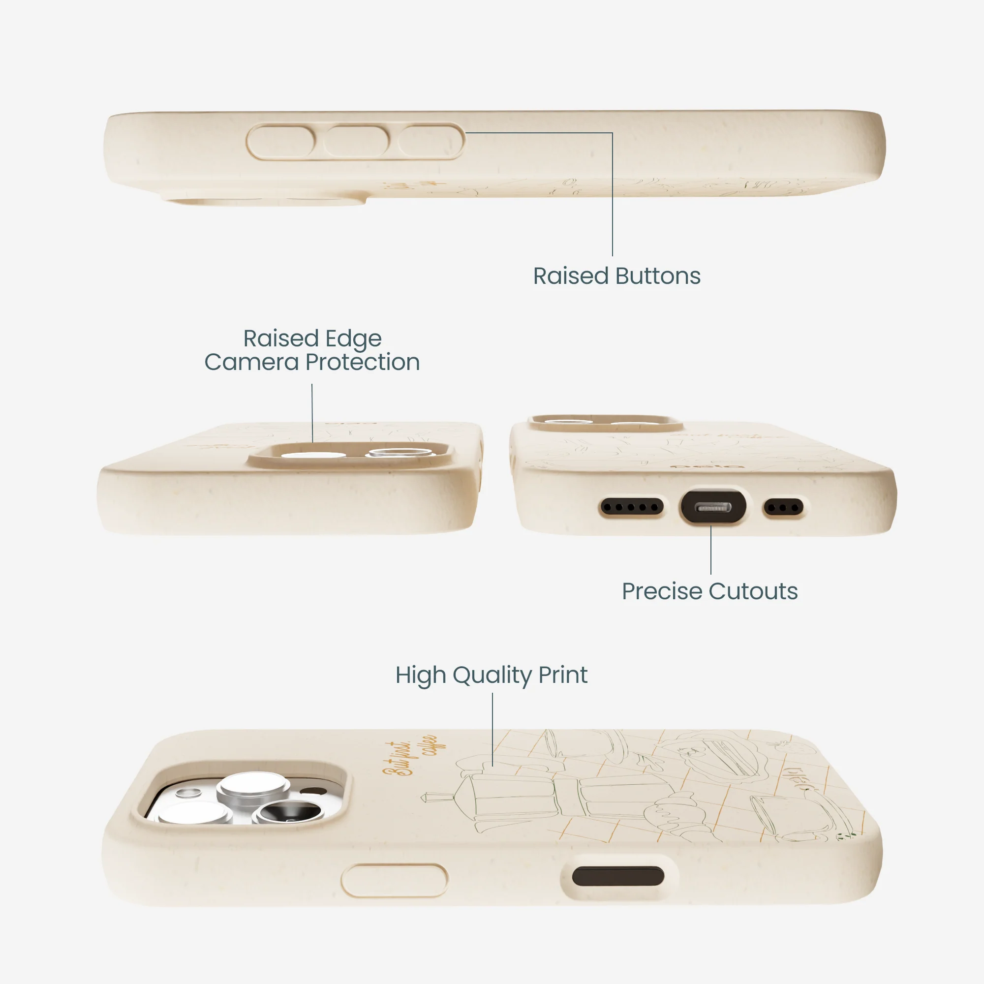Seashell But First iPhone 16 Pro Max Case - Image 3