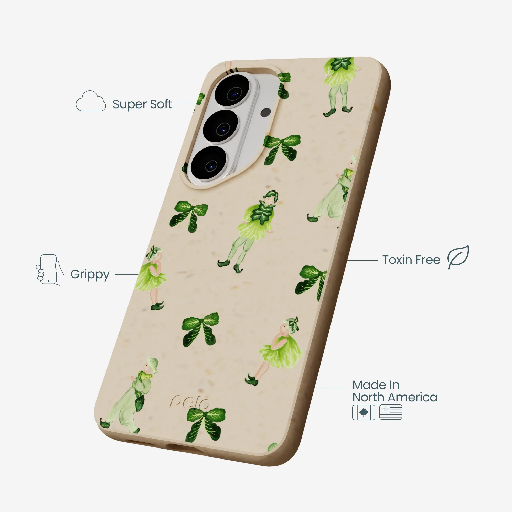 Seashell Cabbage Kids Samsung Galaxy S26 Case - Image 3