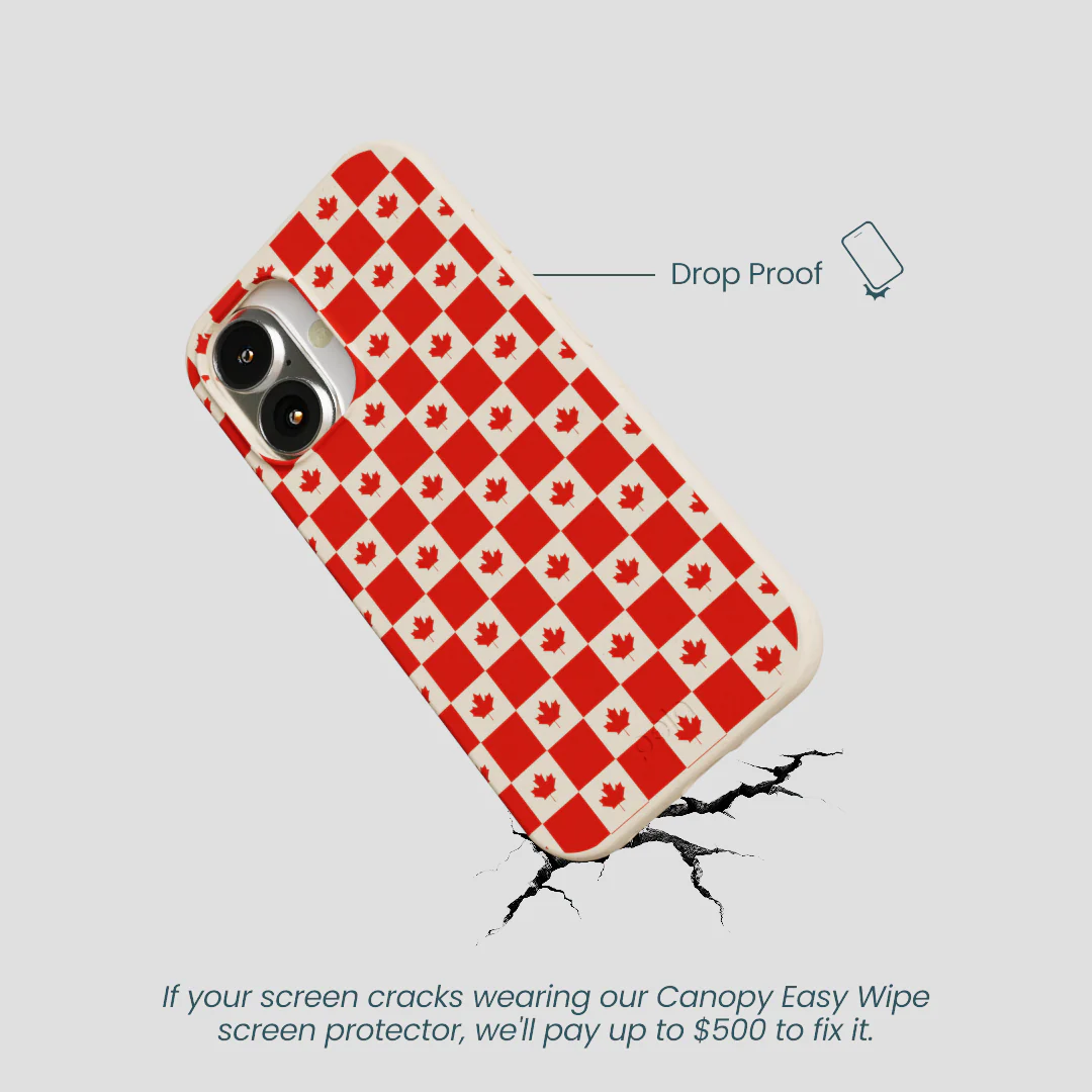 Seashell Canadian Flag iPhone 16 Case - Image 5