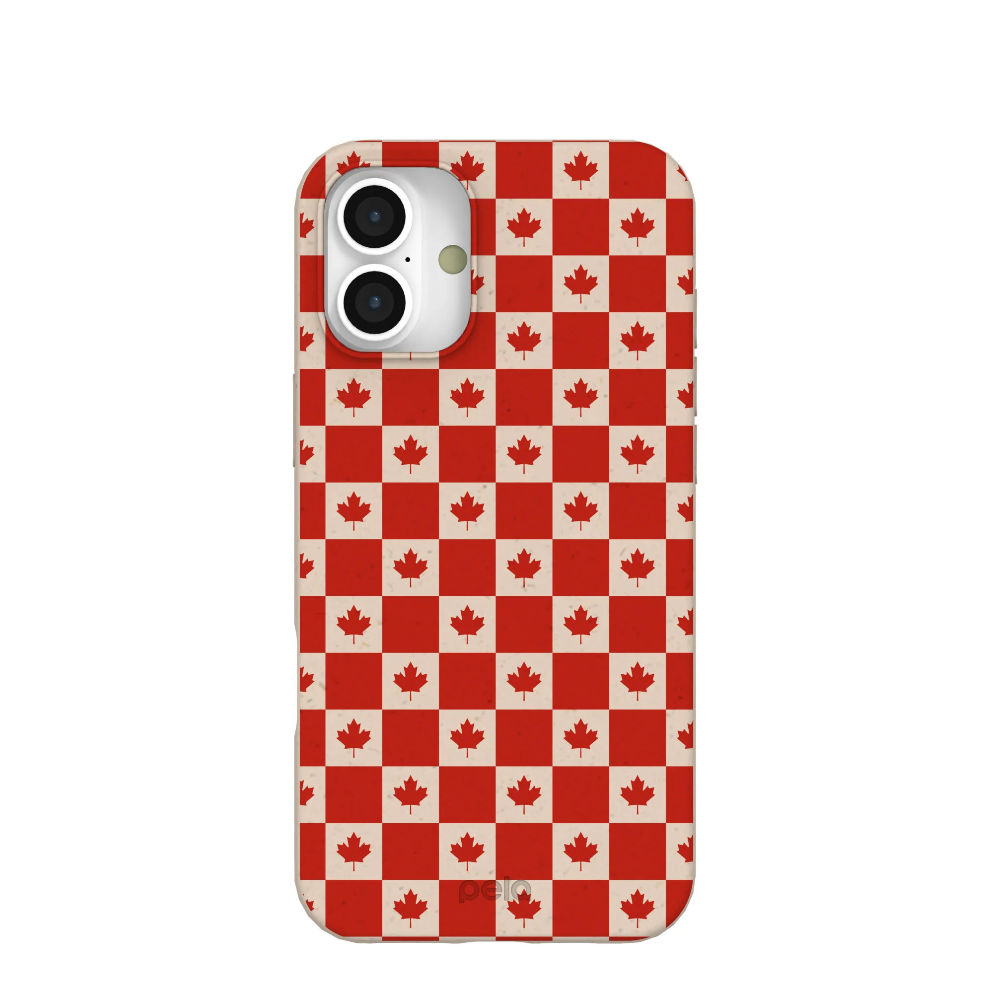 Seashell Canadian Flag iPhone 16 Plus Case