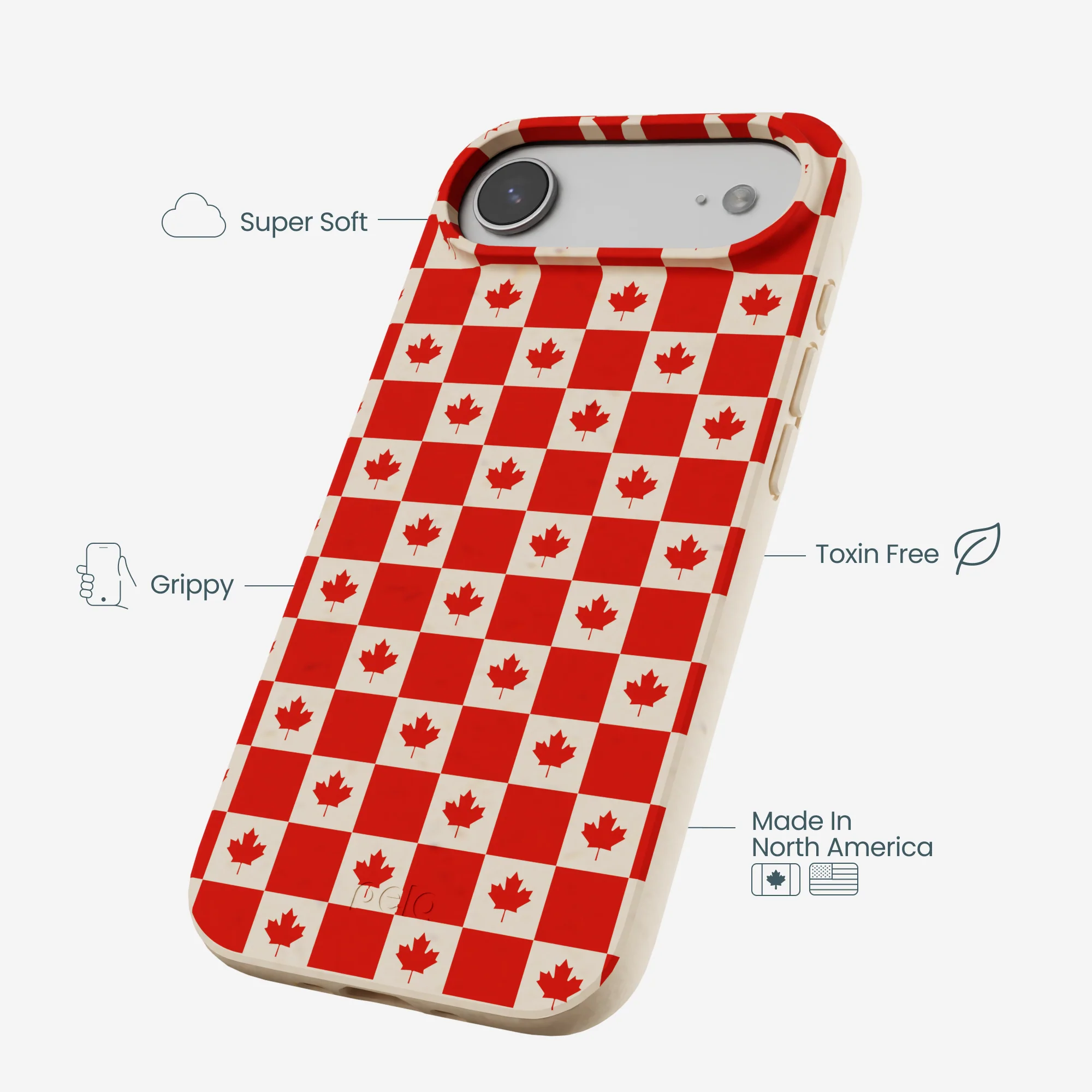 Seashell Canadian Flag iPhone Air Case - Image 4
