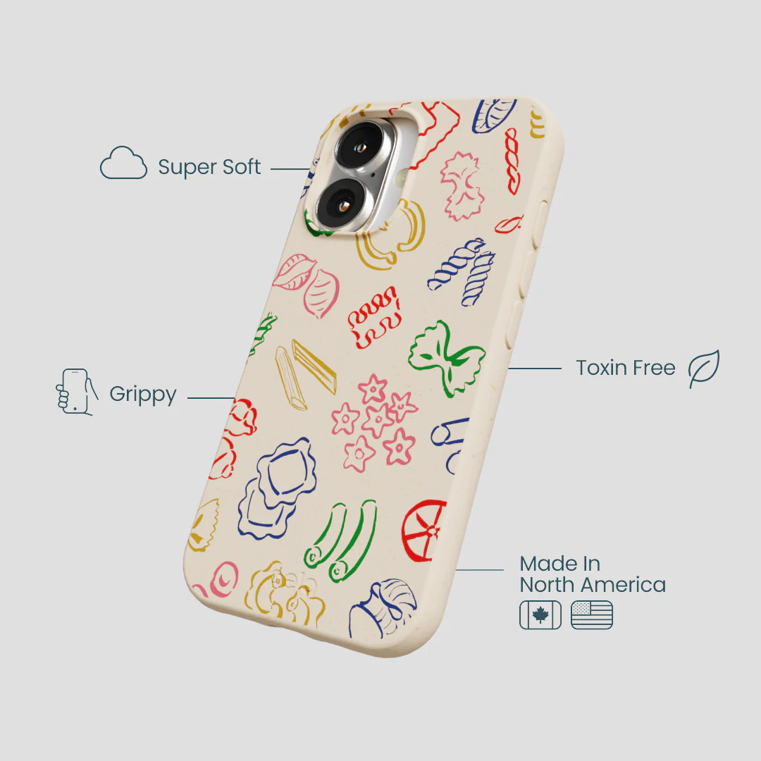 Seashell Carbs iPhone 16 Case - Image 4
