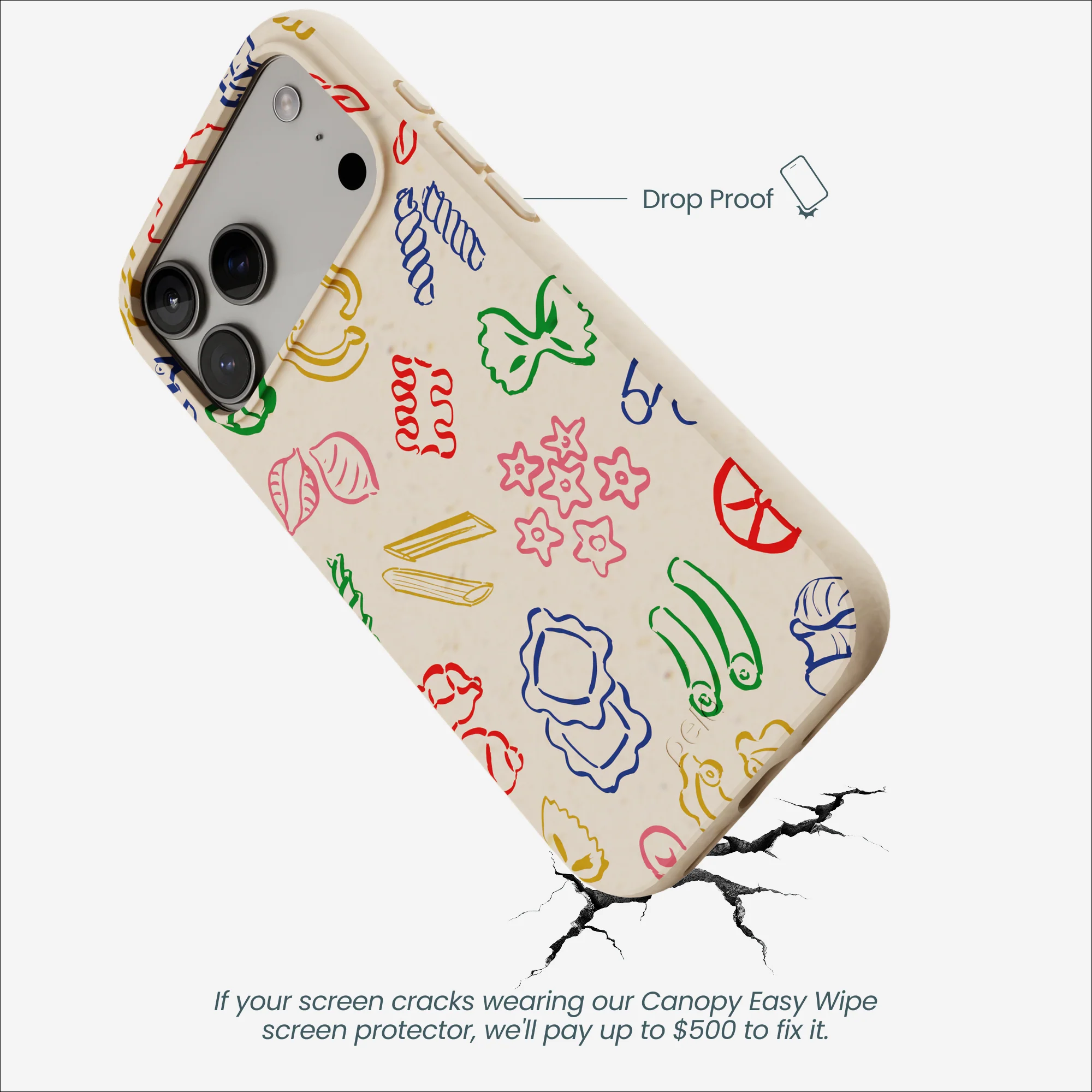 Seashell Carbs iPhone 17 Pro Max Case - Image 5