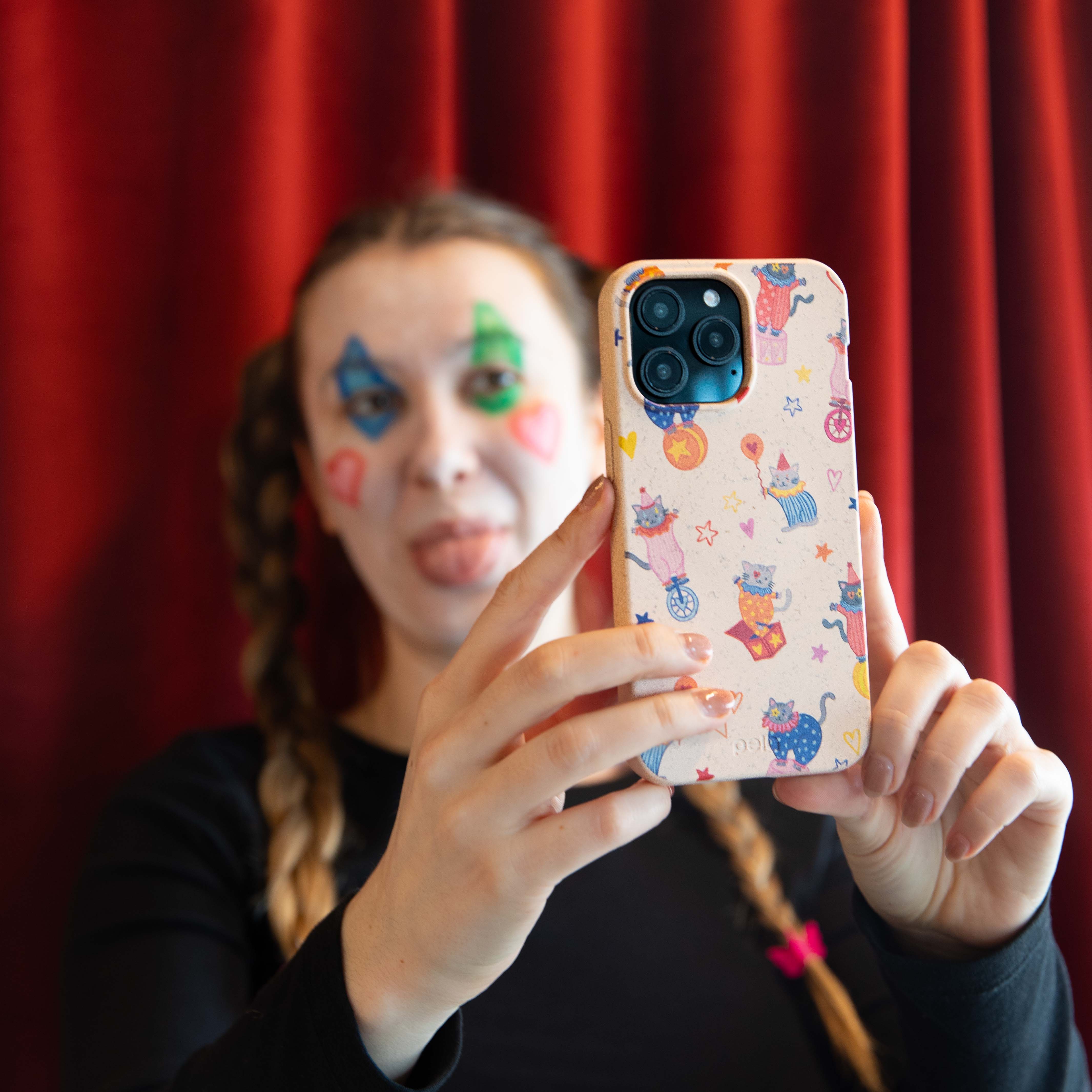 Seashell Cat Clowns iPhone 16 Plus Case - Image 6