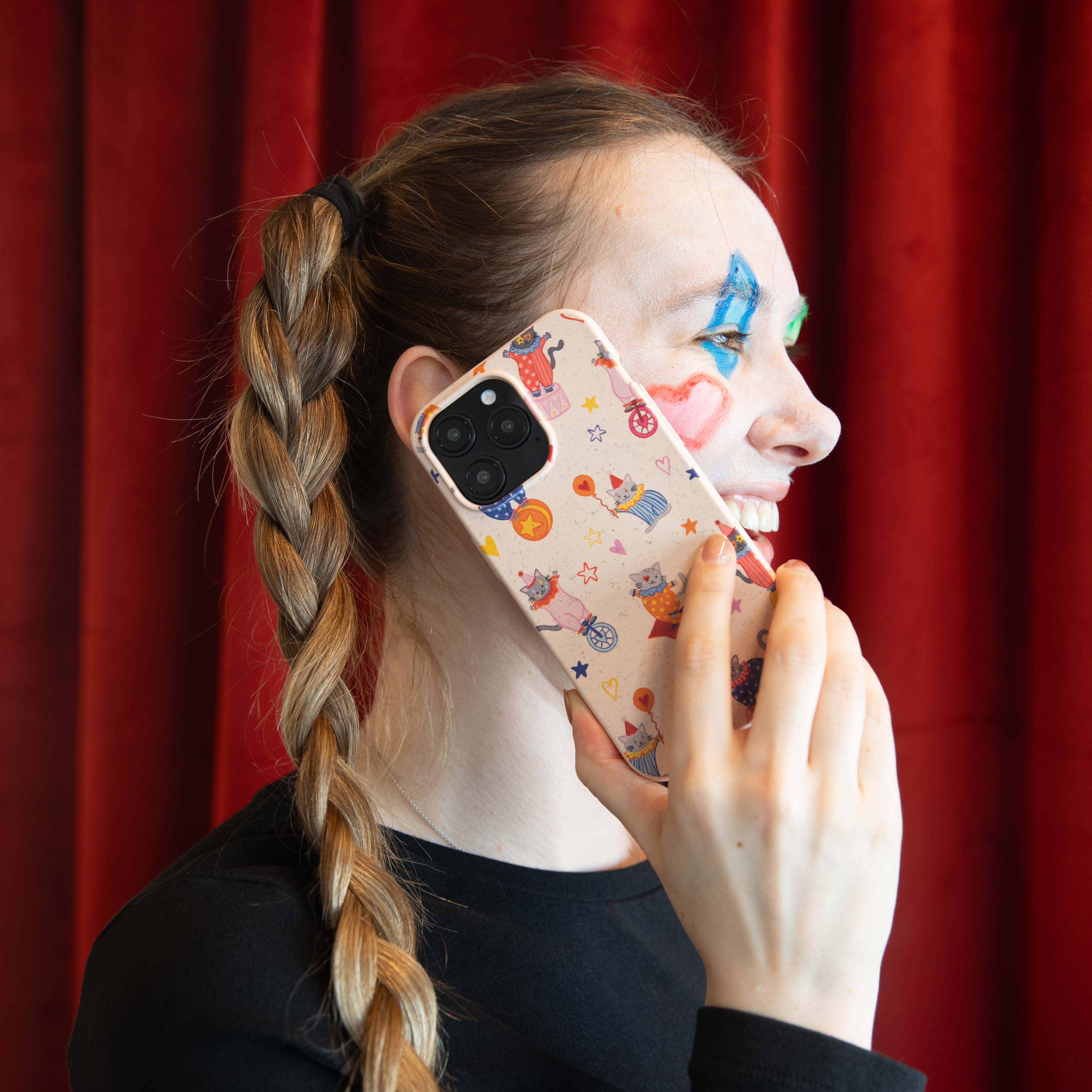 Seashell Cat Clowns iPhone XR Case - Image 2