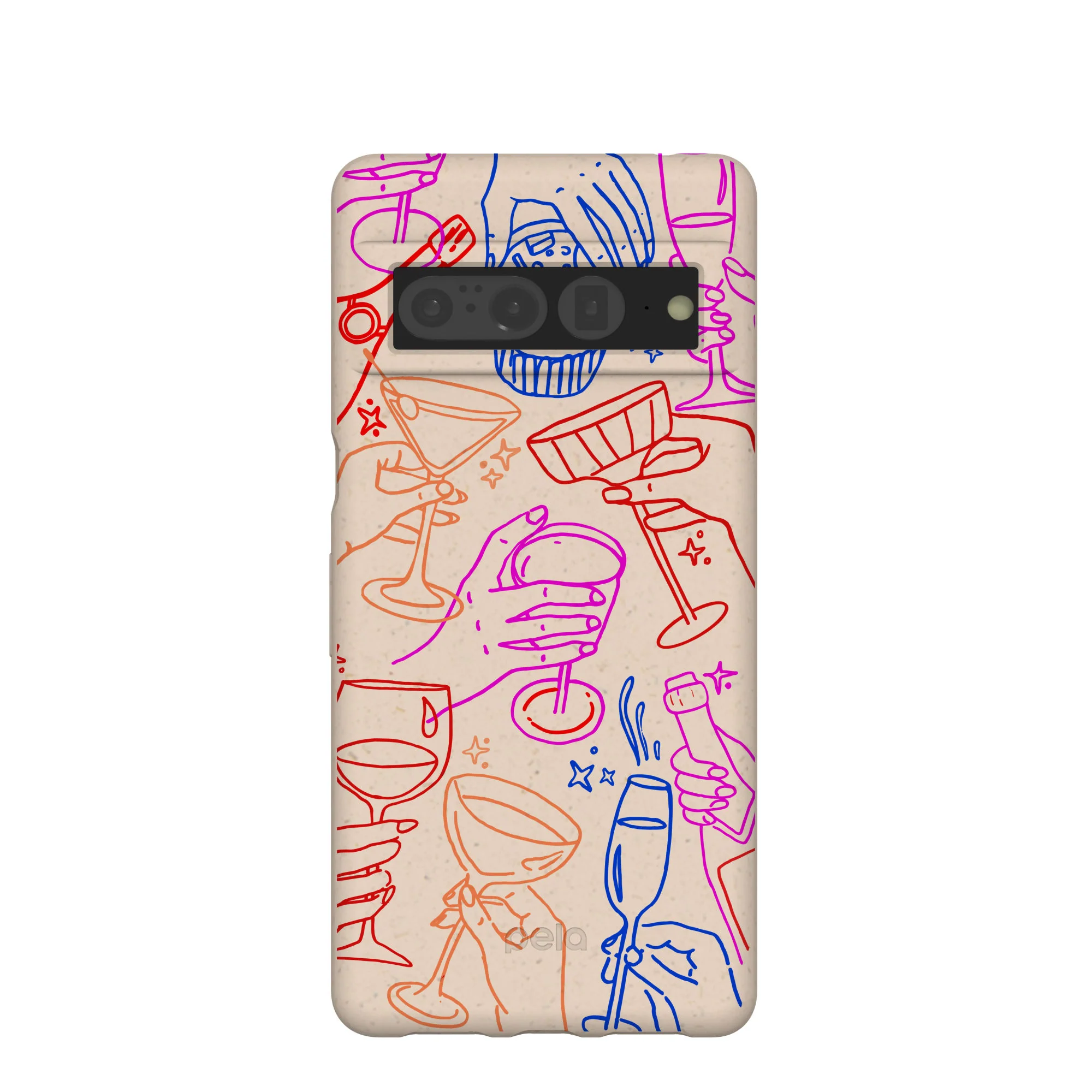 Seashell Cheers Club Google Pixel 7 Pro Case