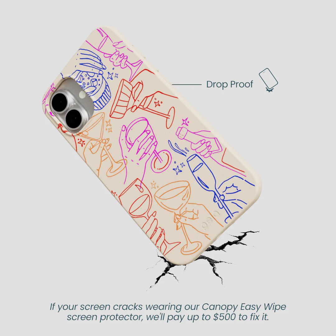 Seashell Cheers Club iPhone 16 Plus Case - Image 5