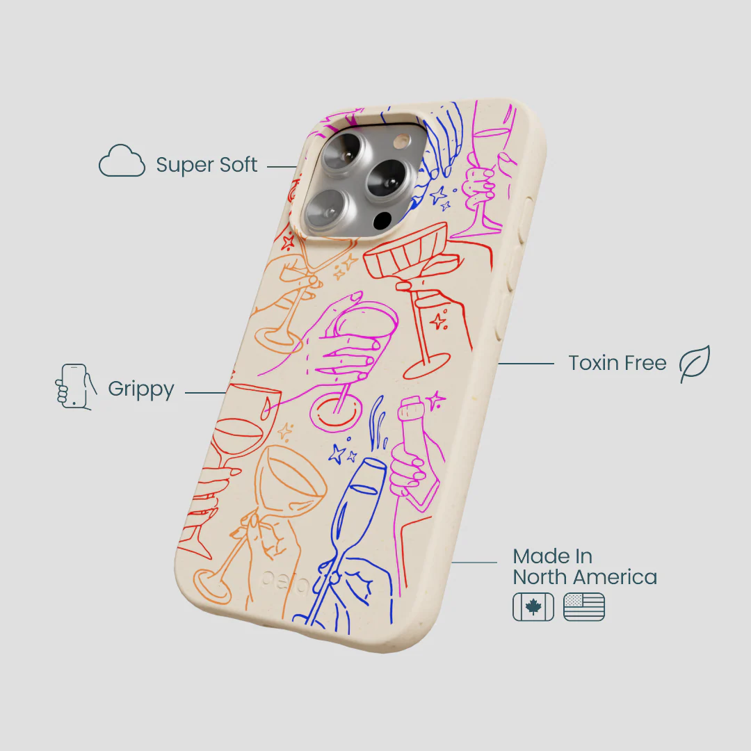 Seashell Cheers Club iPhone 16 Pro Case - Image 4