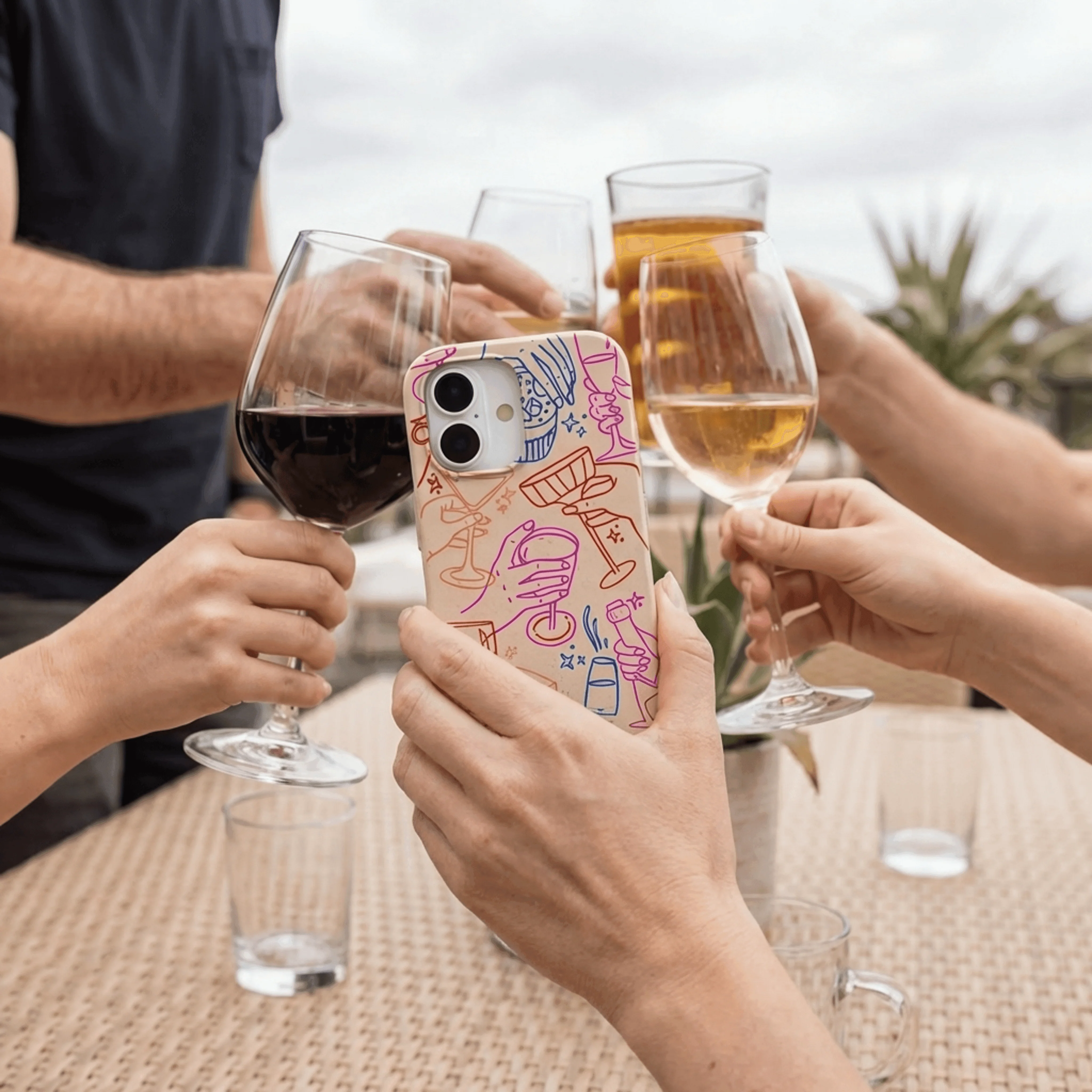 Seashell Cheers Club iPhone 17 Case - Image 2