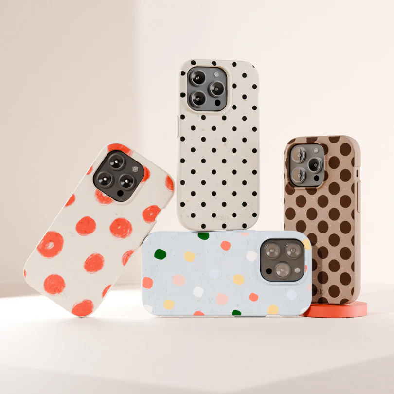 Seashell Cheery Dots Google Pixel 8a Case - Image 2