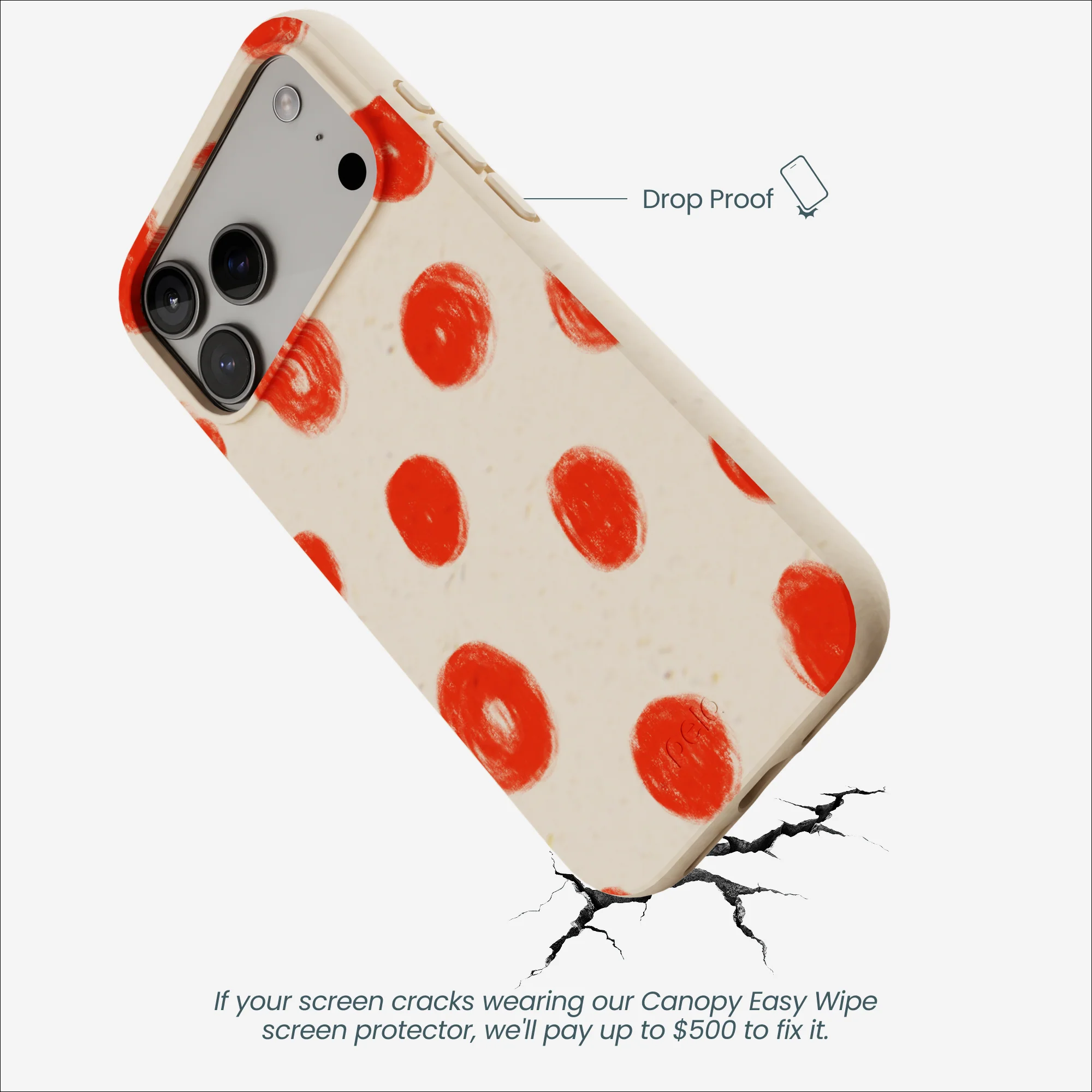 Seashell Cheery Dots iPhone 17 Pro Max Case - Image 5