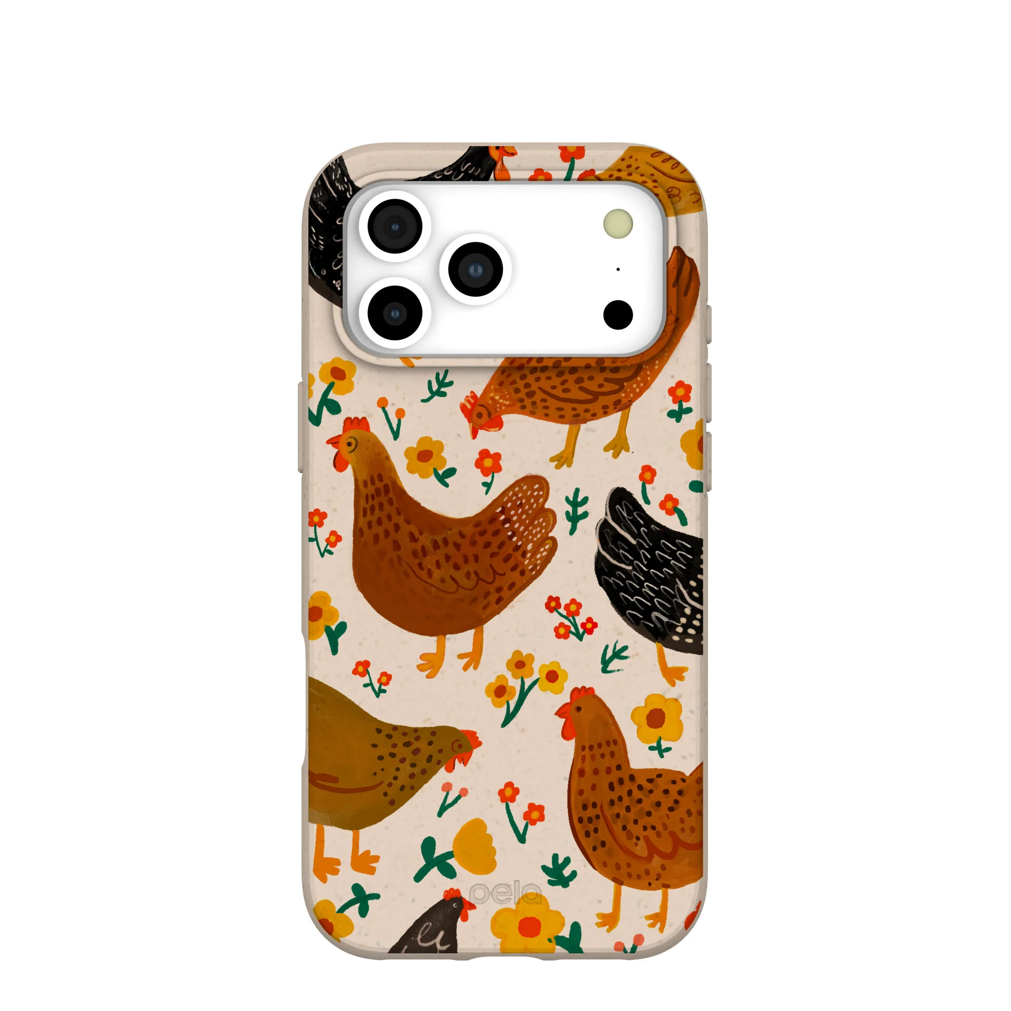 Seashell Chicken Garden iPhone 17 Pro Max Case