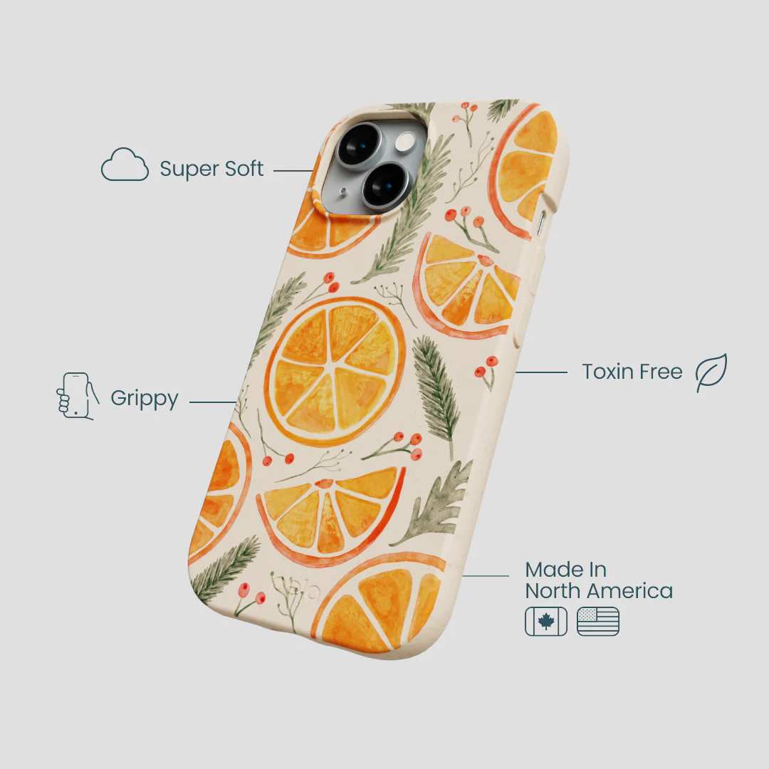 Seashell Citrus Cheer iPhone 14 Case - Image 4