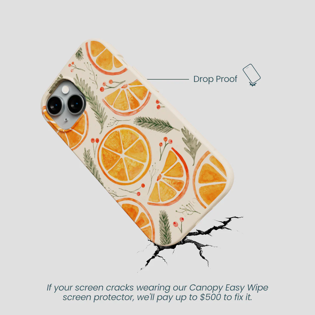 Seashell Citrus Cheer iPhone 15 Case - Image 5