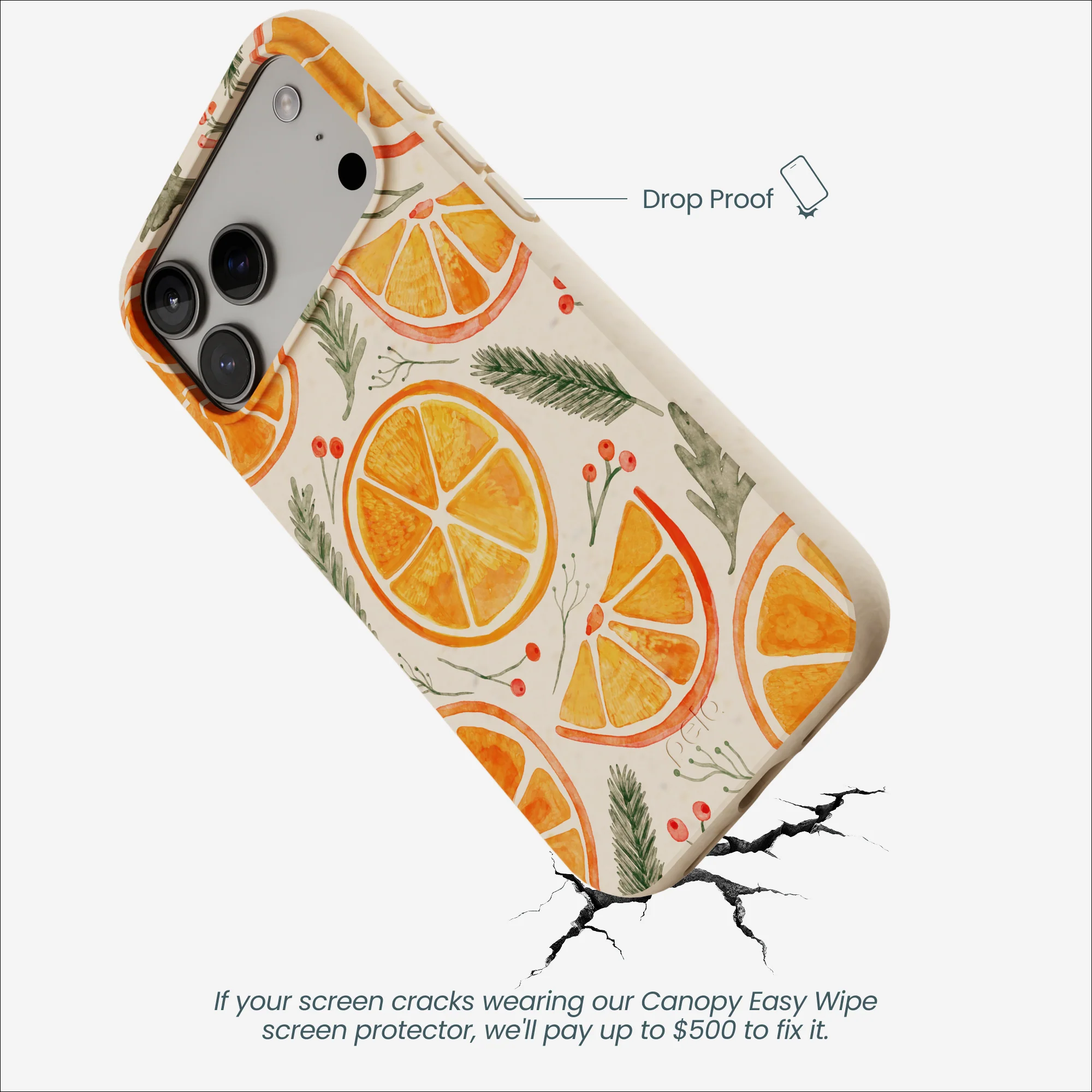 Seashell Citrus Cheer iPhone 17 Pro Max Case - Image 5