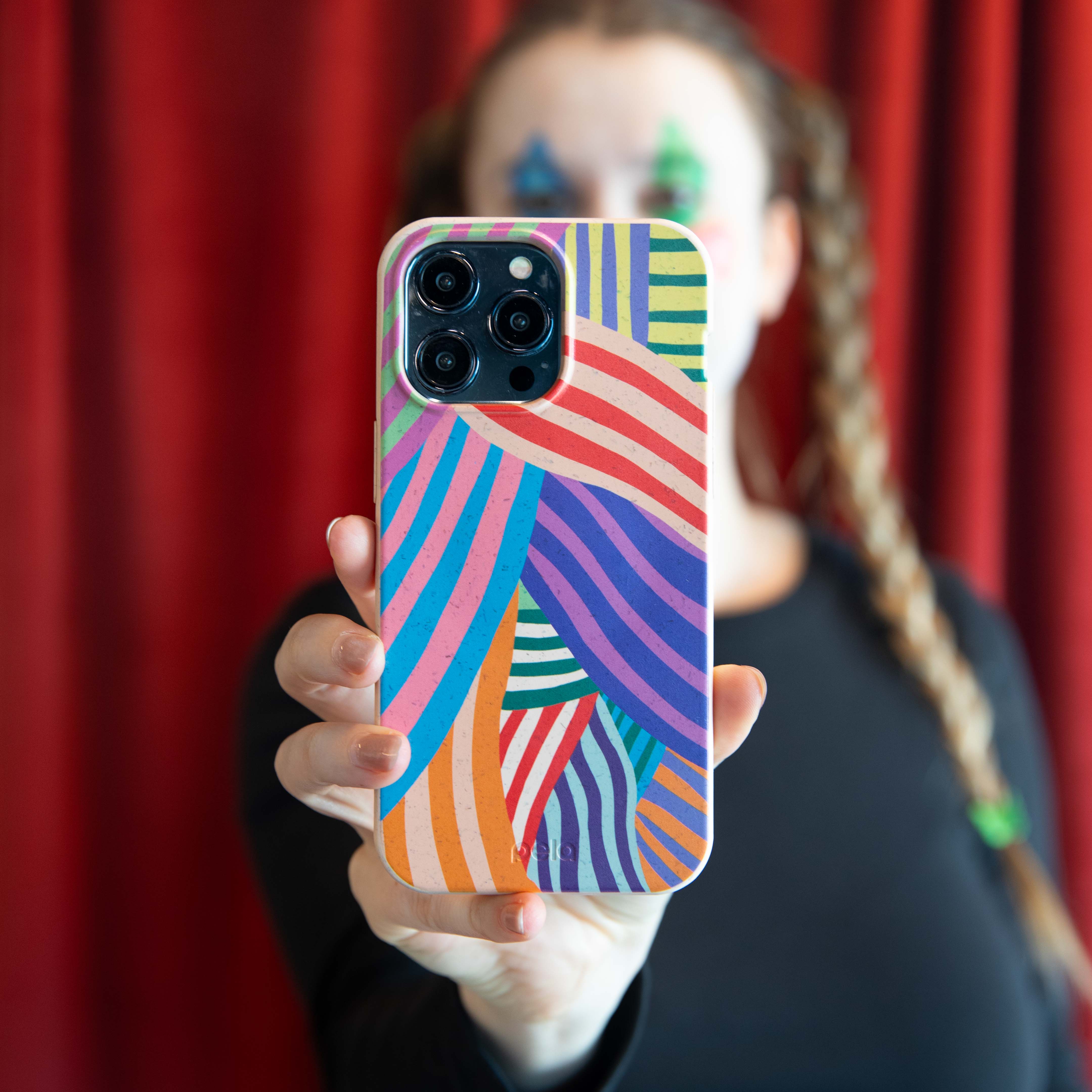 Seashell Clownish Stripes Google Pixel 9/9 Pro Case - Image 2