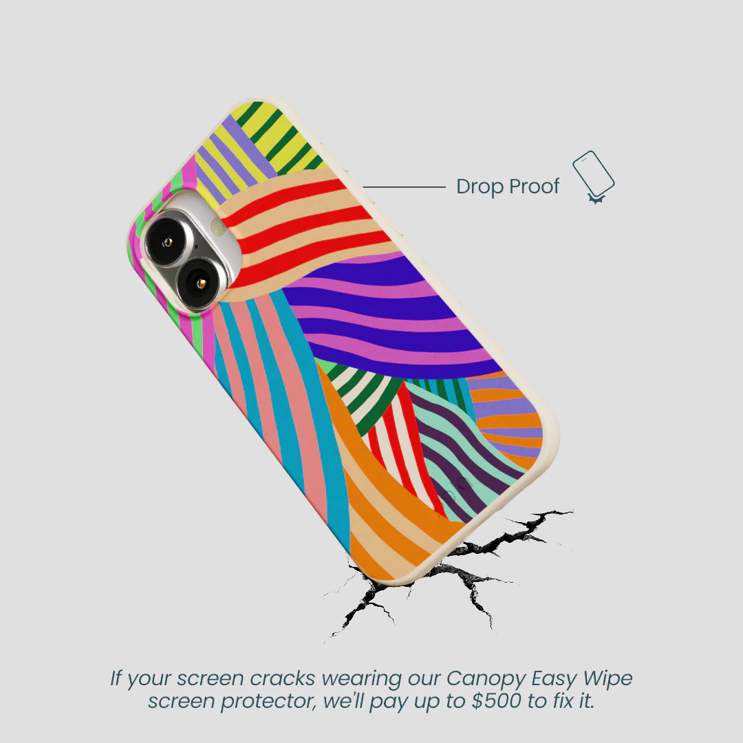Seashell Clownish Stripes iPhone 16 Case - Image 5