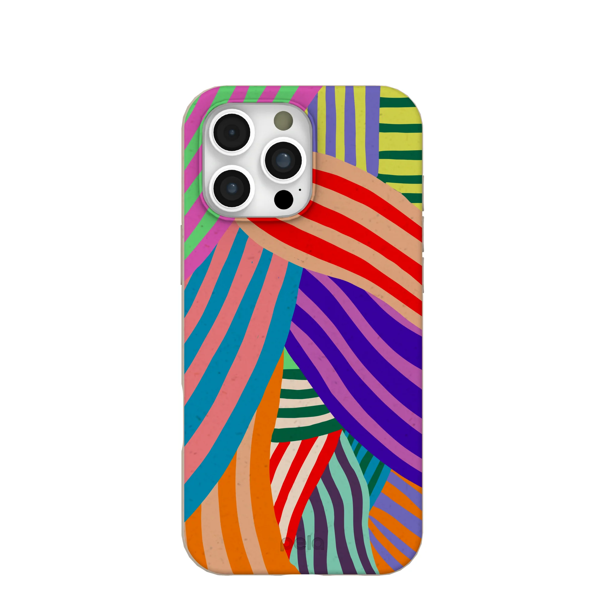 Seashell Clownish Stripes iPhone 16 Pro Max Case
