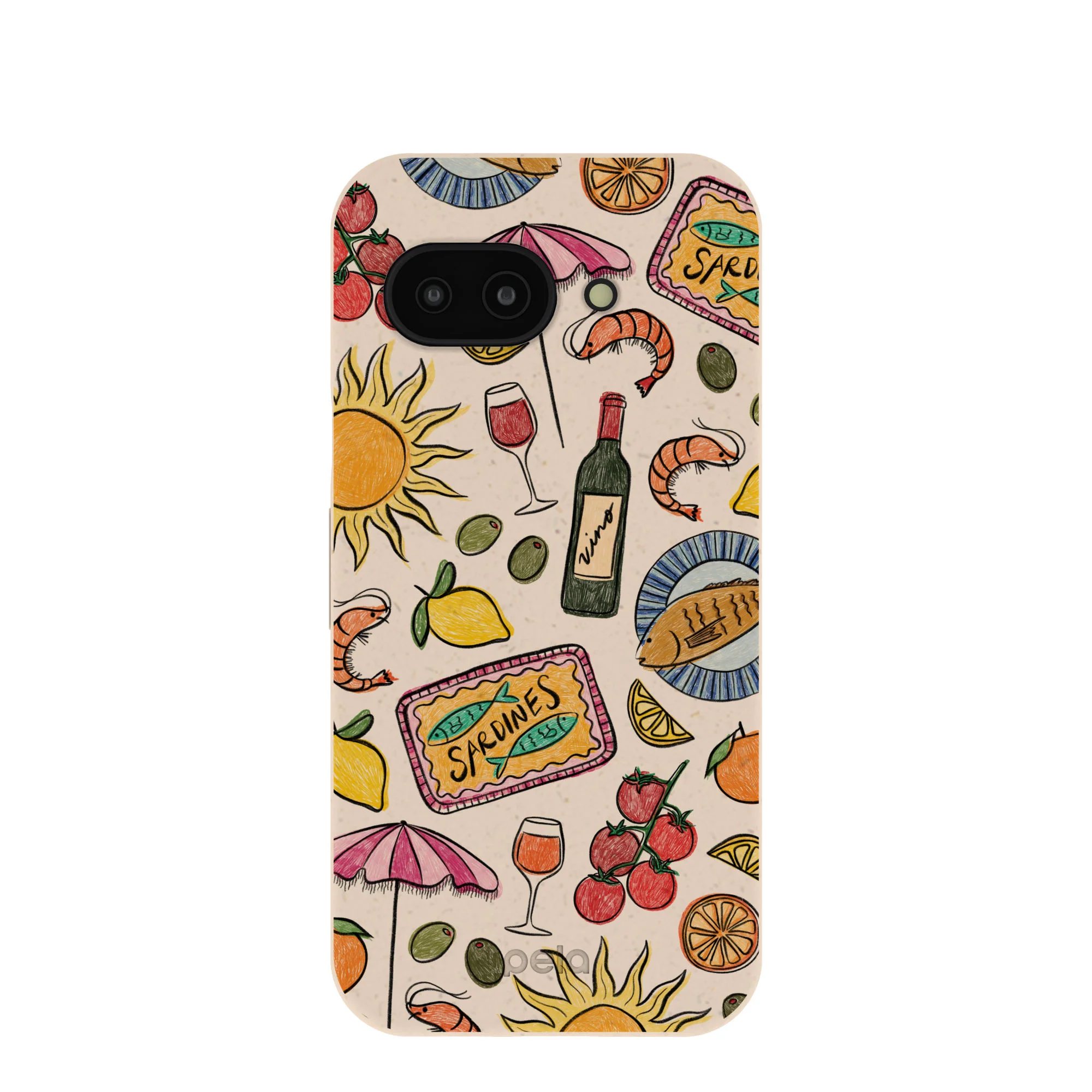 Seashell Coastal Bites Google Pixel 9a Case