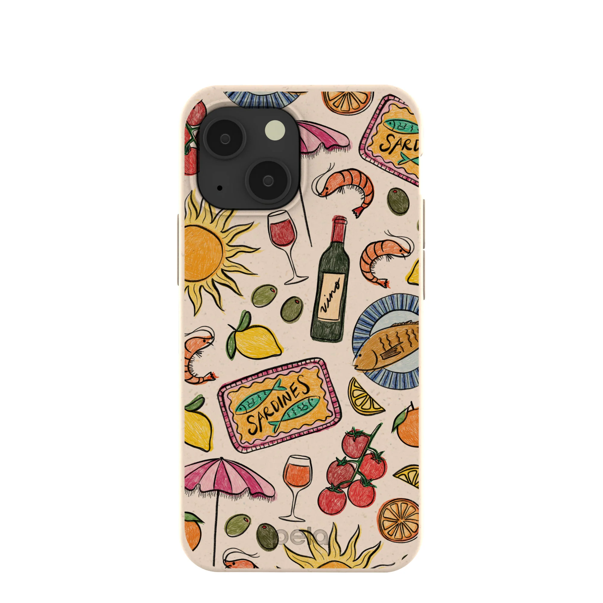 Seashell Coastal Bites iPhone 13 Mini Case