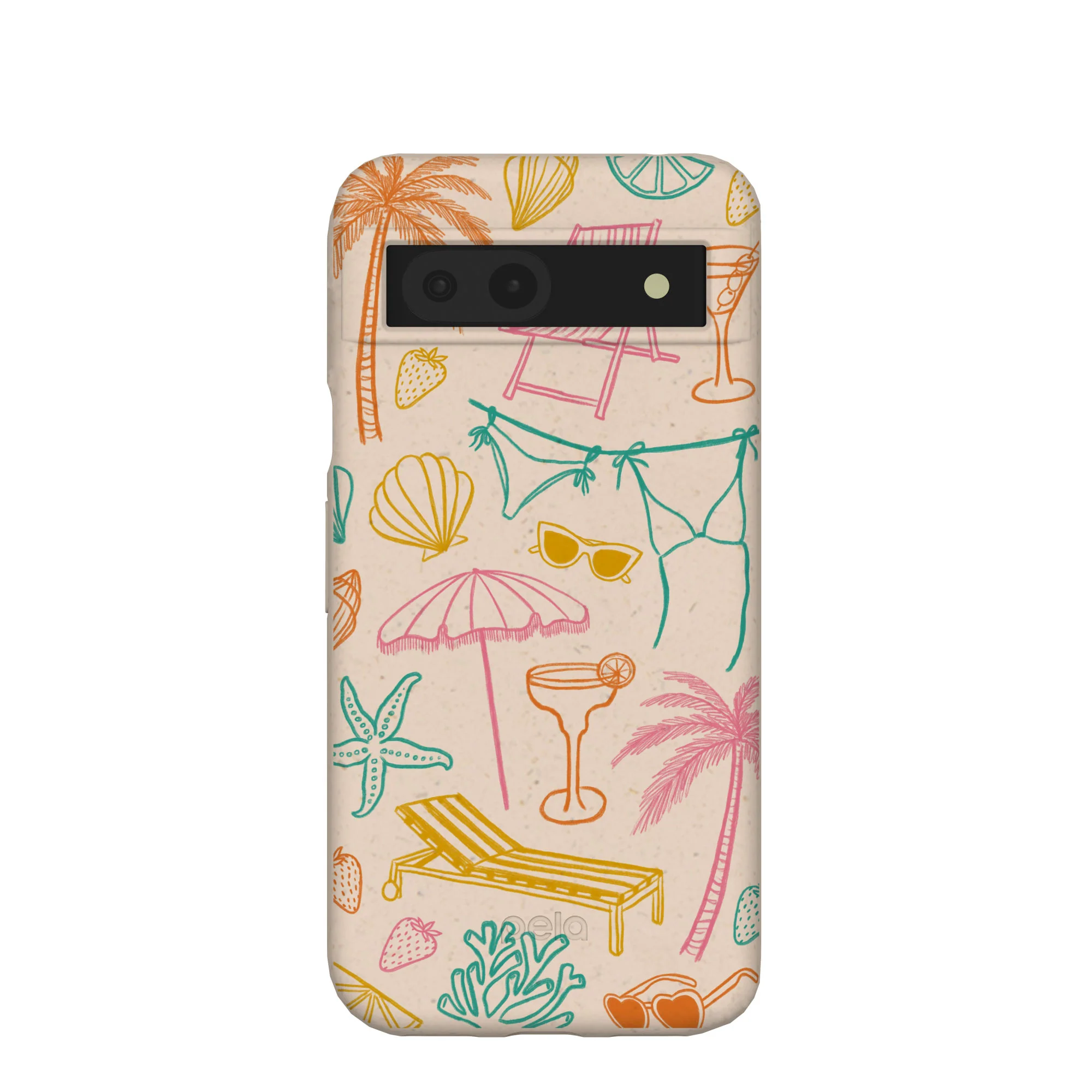 Seashell Coastal Club Google Pixel 8a Case