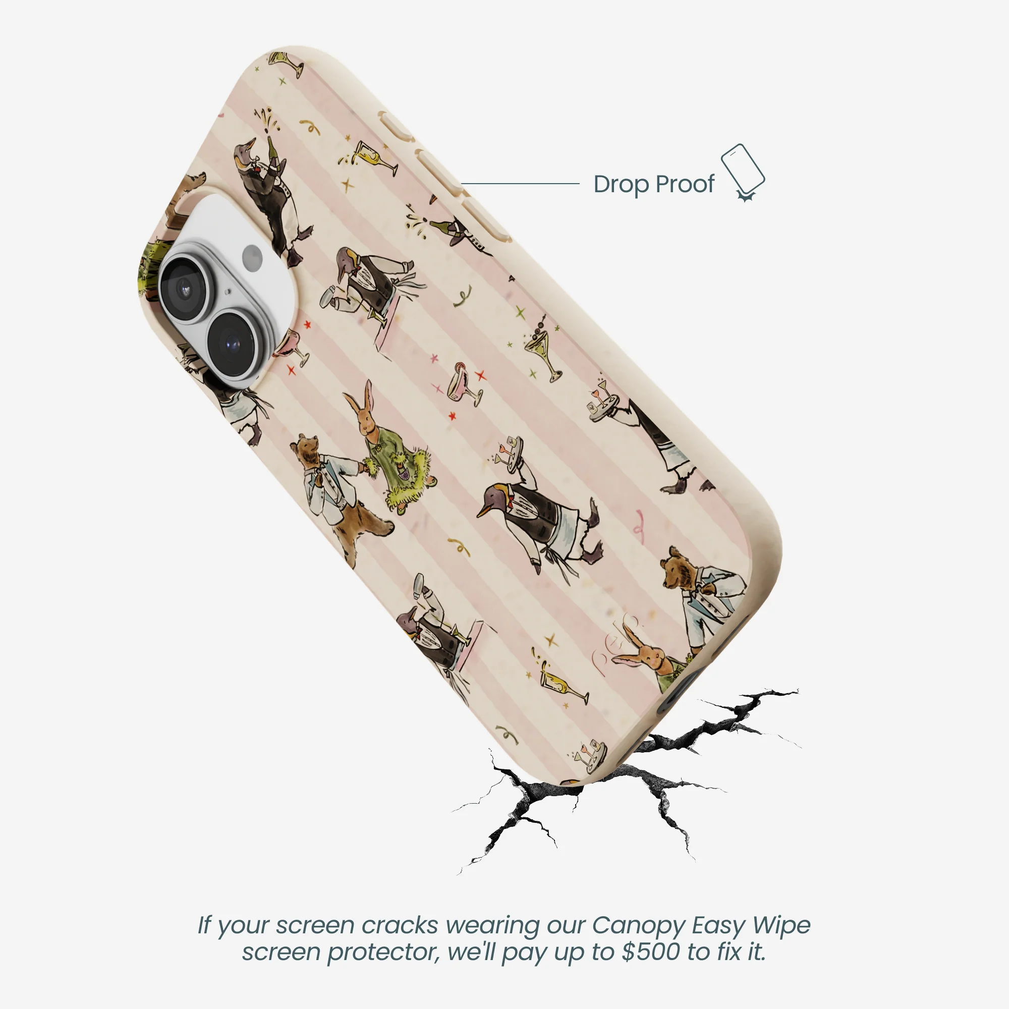 Seashell Cocktail Cabana iPhone 17 Case - Image 5