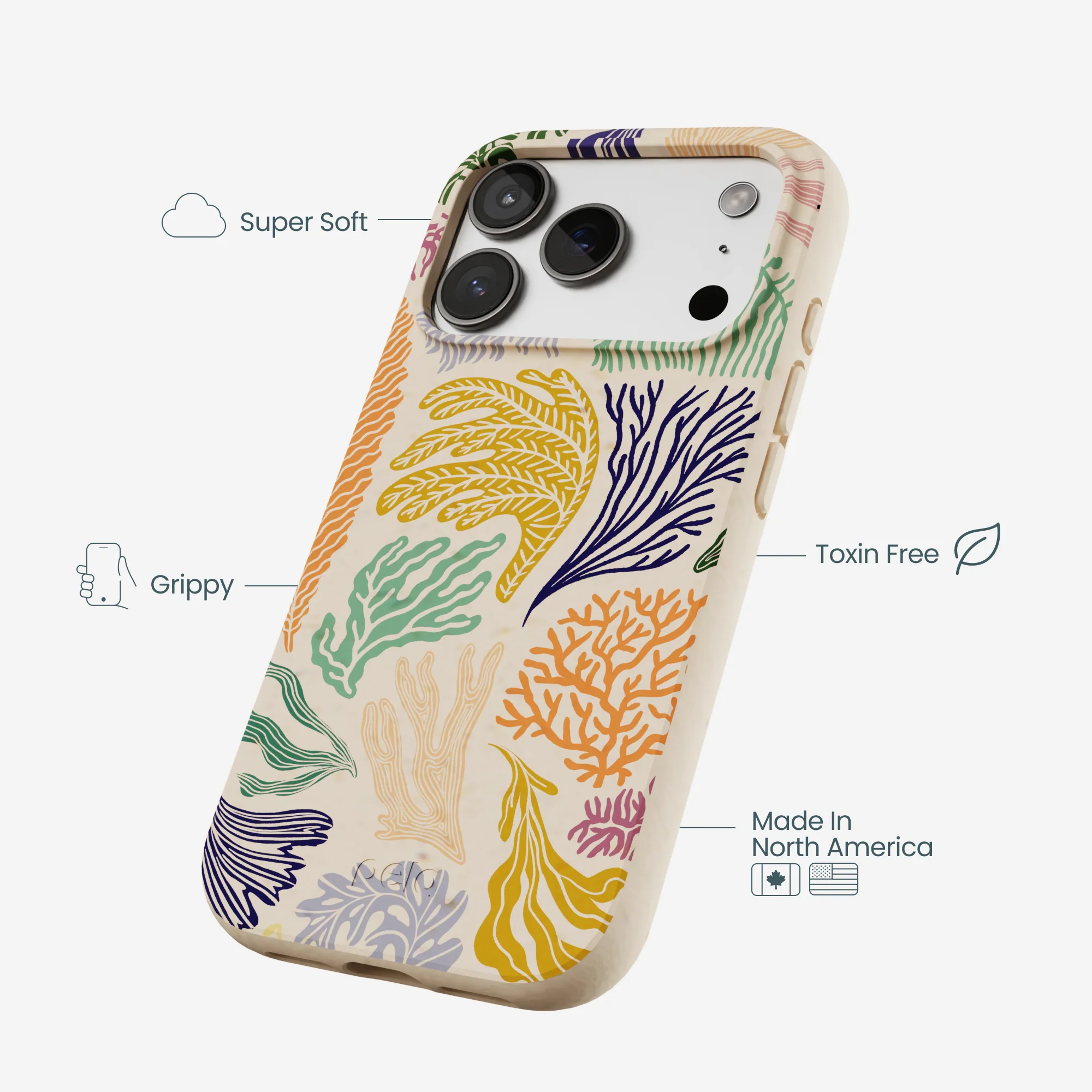 Seashell Coral Dreams iPhone 17 Pro Case - Image 4