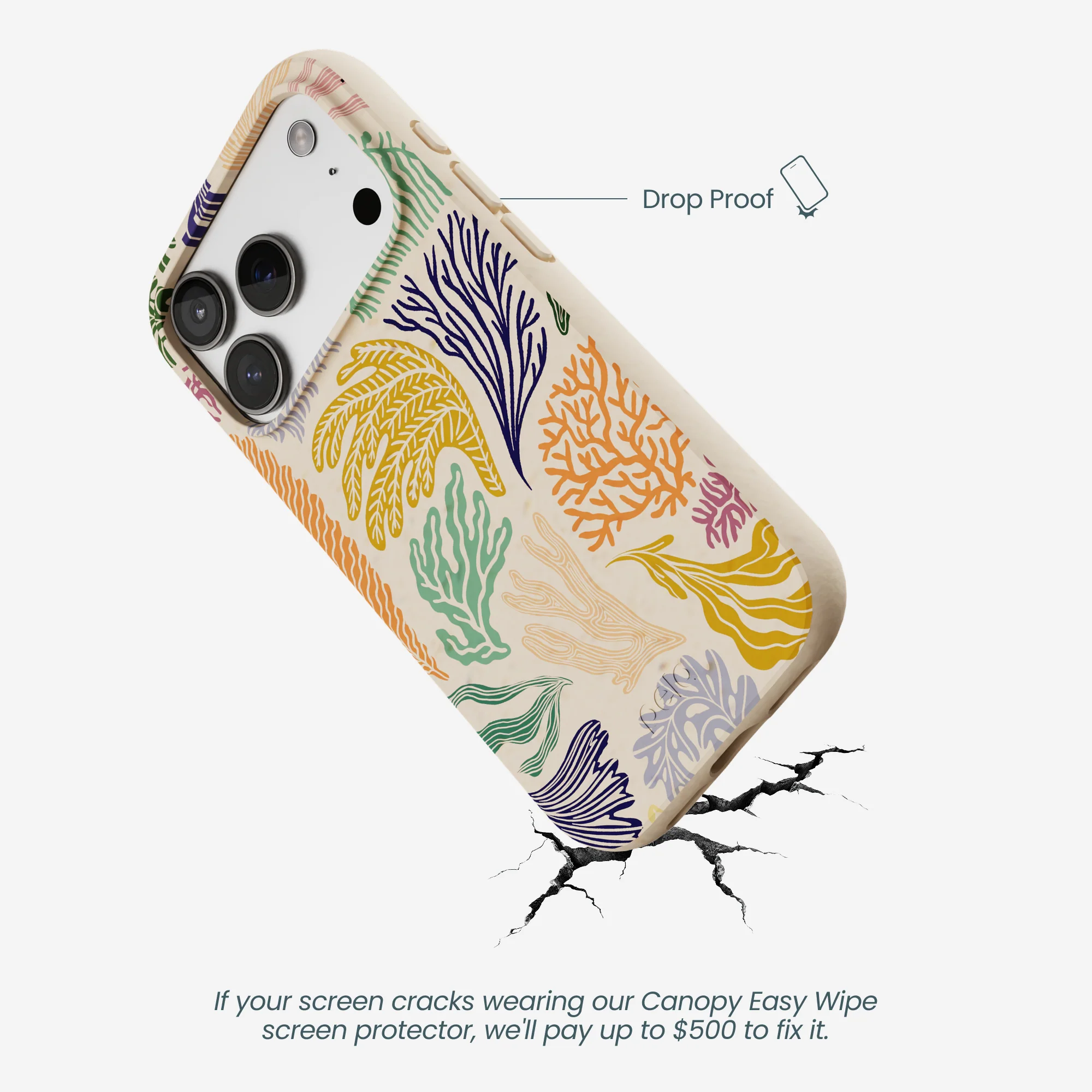Seashell Coral Dreams iPhone 17 Pro Case - Image 5