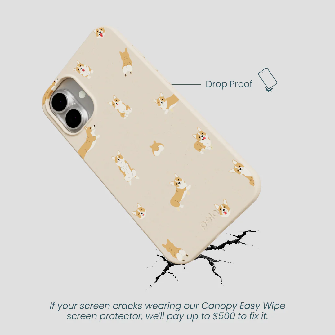 Seashell Corgi Cuties iPhone 16 Plus Case - Image 4
