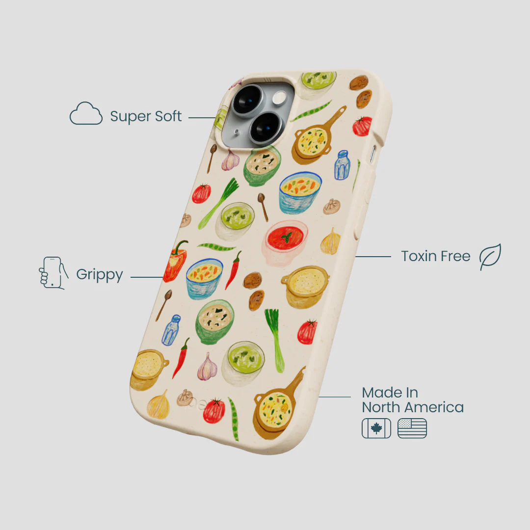 Seashell Cozy Bowls iPhone 15 Case - Image 4