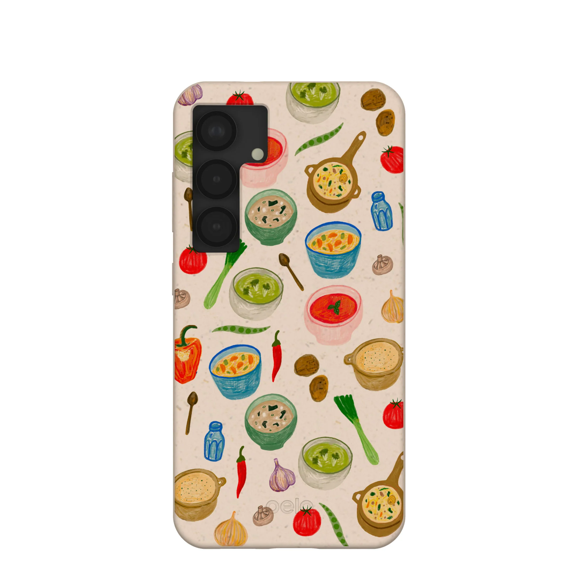 Seashell Cozy Bowls Samsung Galaxy S25 Case