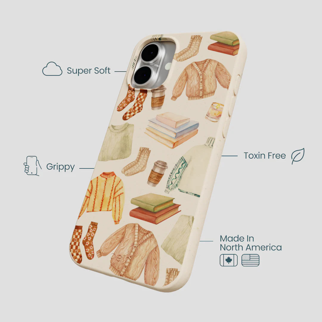 Seashell Cozy Mornings iPhone 16 Plus Case - Image 4