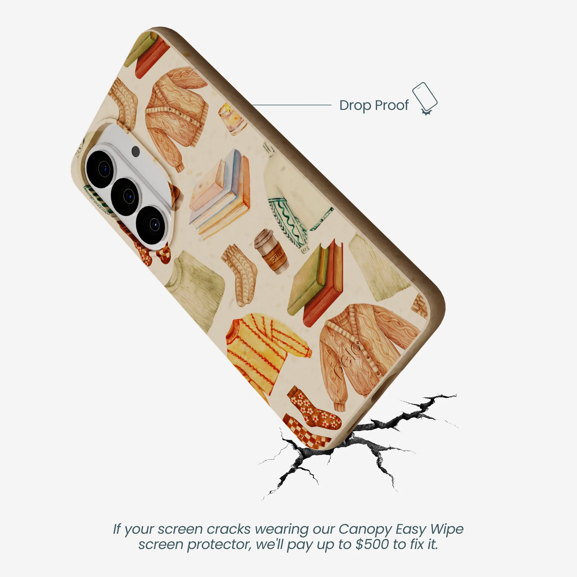 Seashell Cozy Mornings Samsung Galaxy S26 Case - Image 5