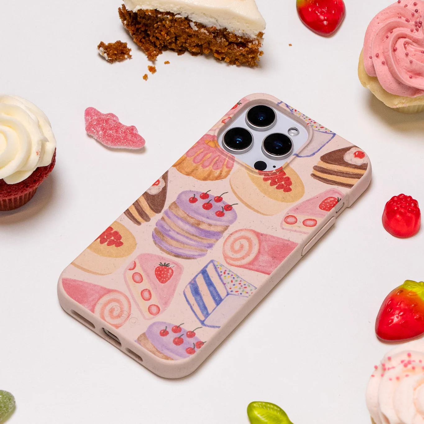 Seashell Crayon Pastries Google Pixel 8a Case - Image 2