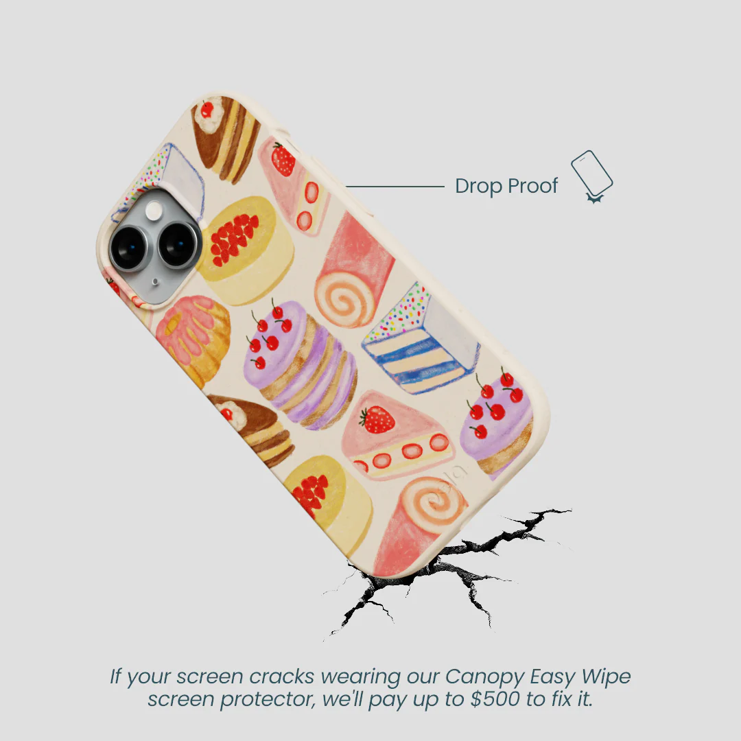 Seashell Crayon Pastries iPhone 15 Case - Image 5