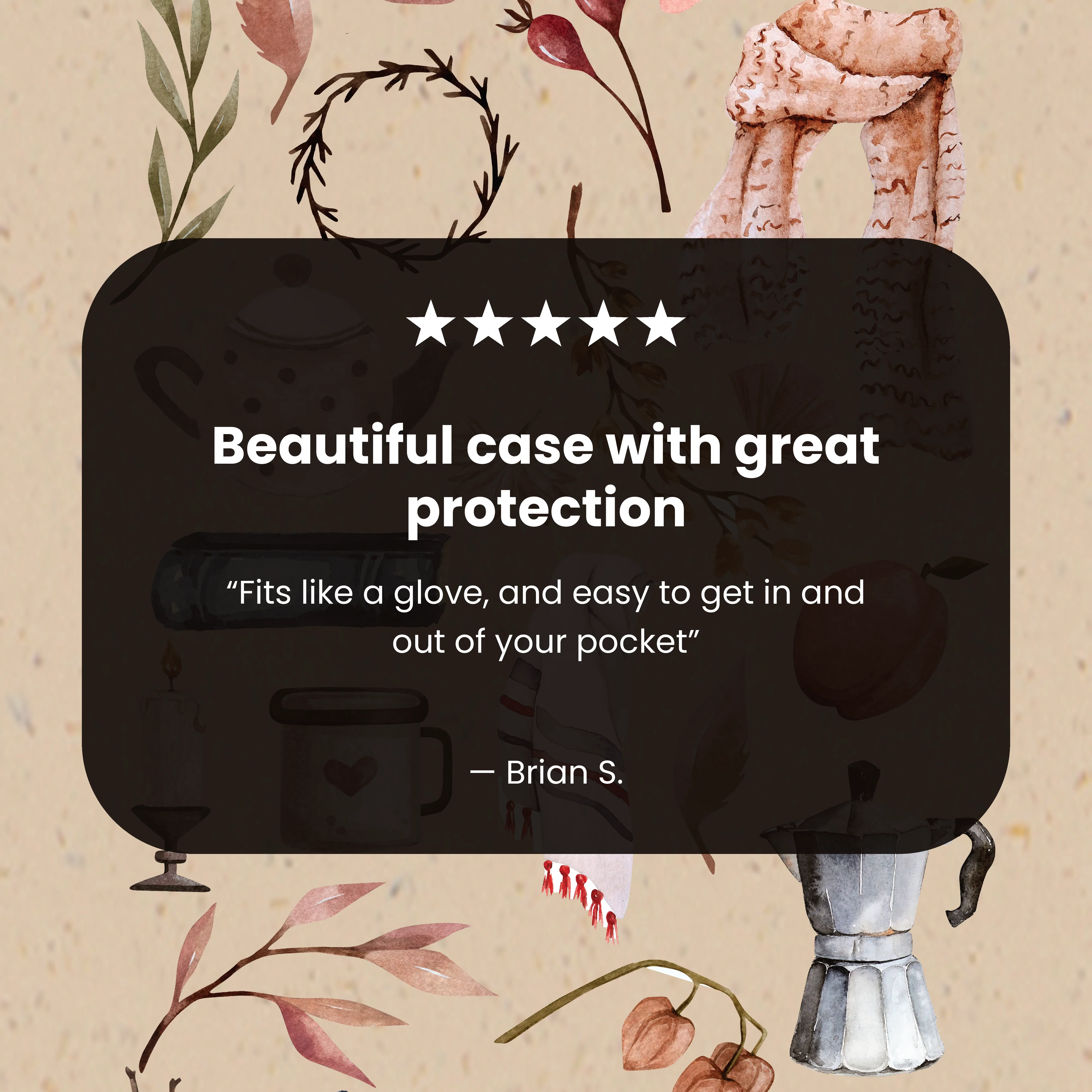 Seashell Creature Comforts iPhone 14 Plus Case - Image 3