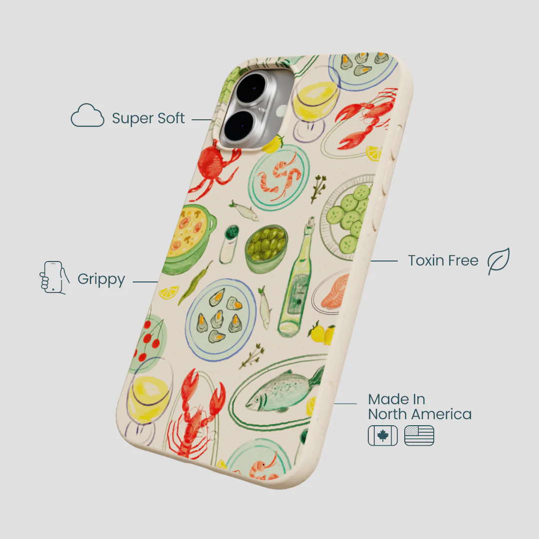 Seashell Dock and Dine iPhone 16 Plus Case - Image 4