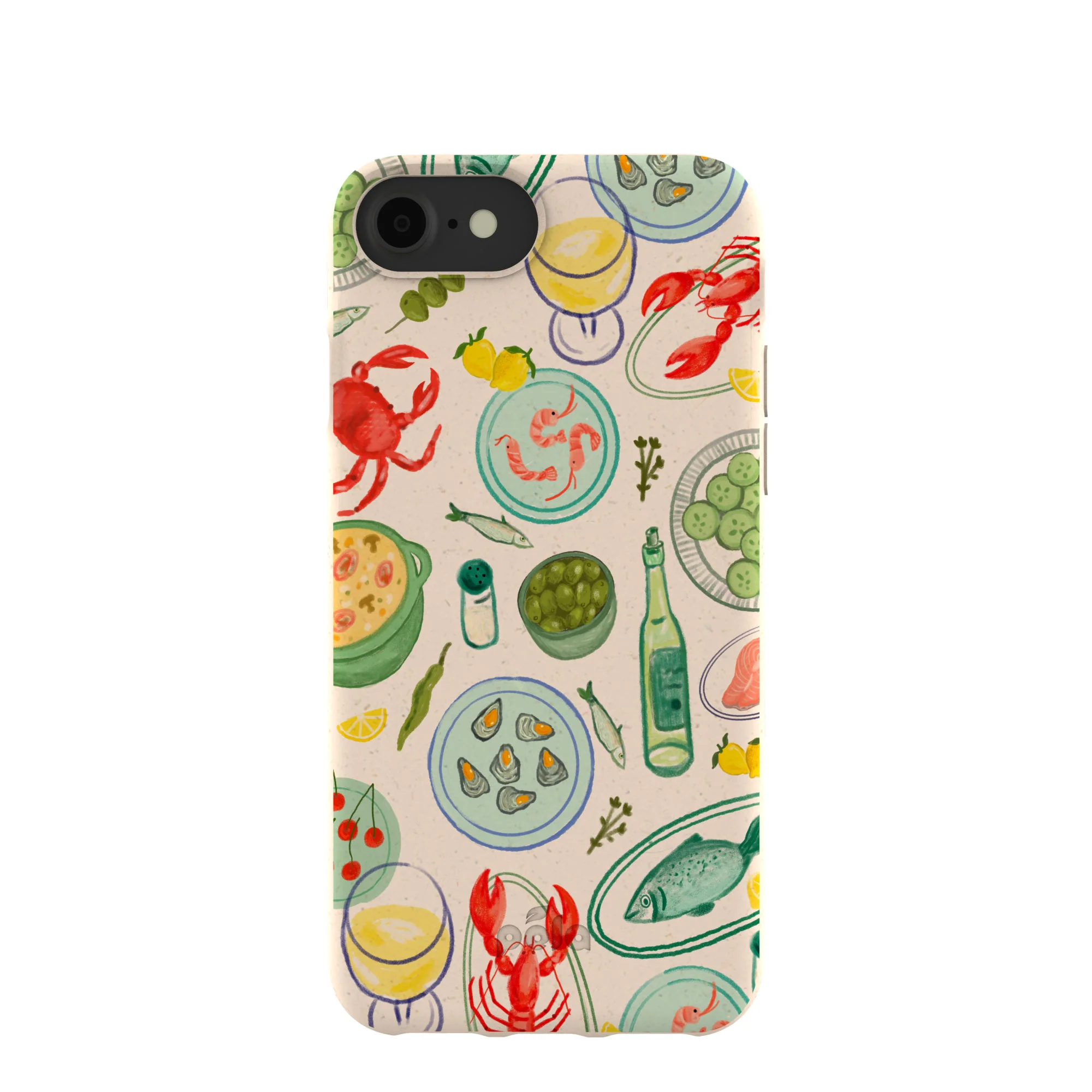 Seashell Dock and Dine iPhone 6/6s/7/8/SE Case