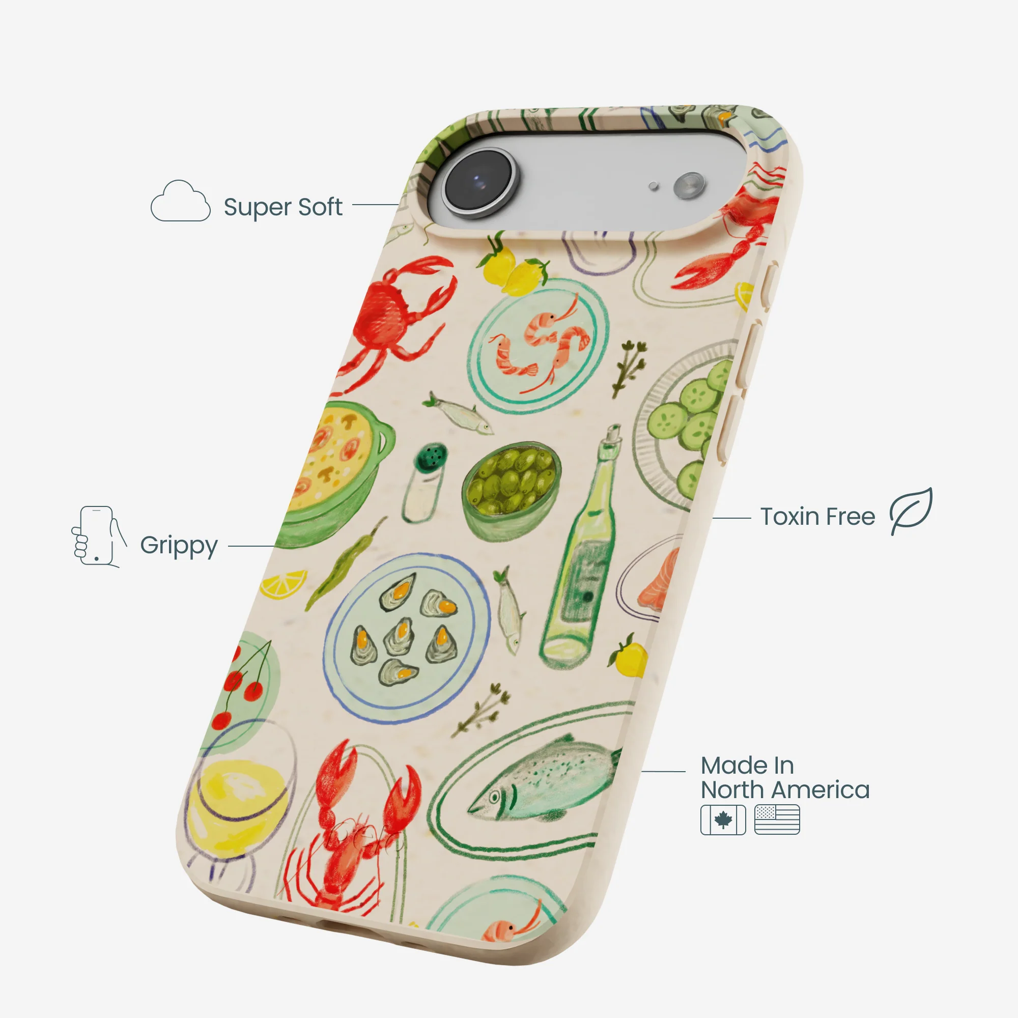 Seashell Dock and Dine iPhone Air Case - Image 4