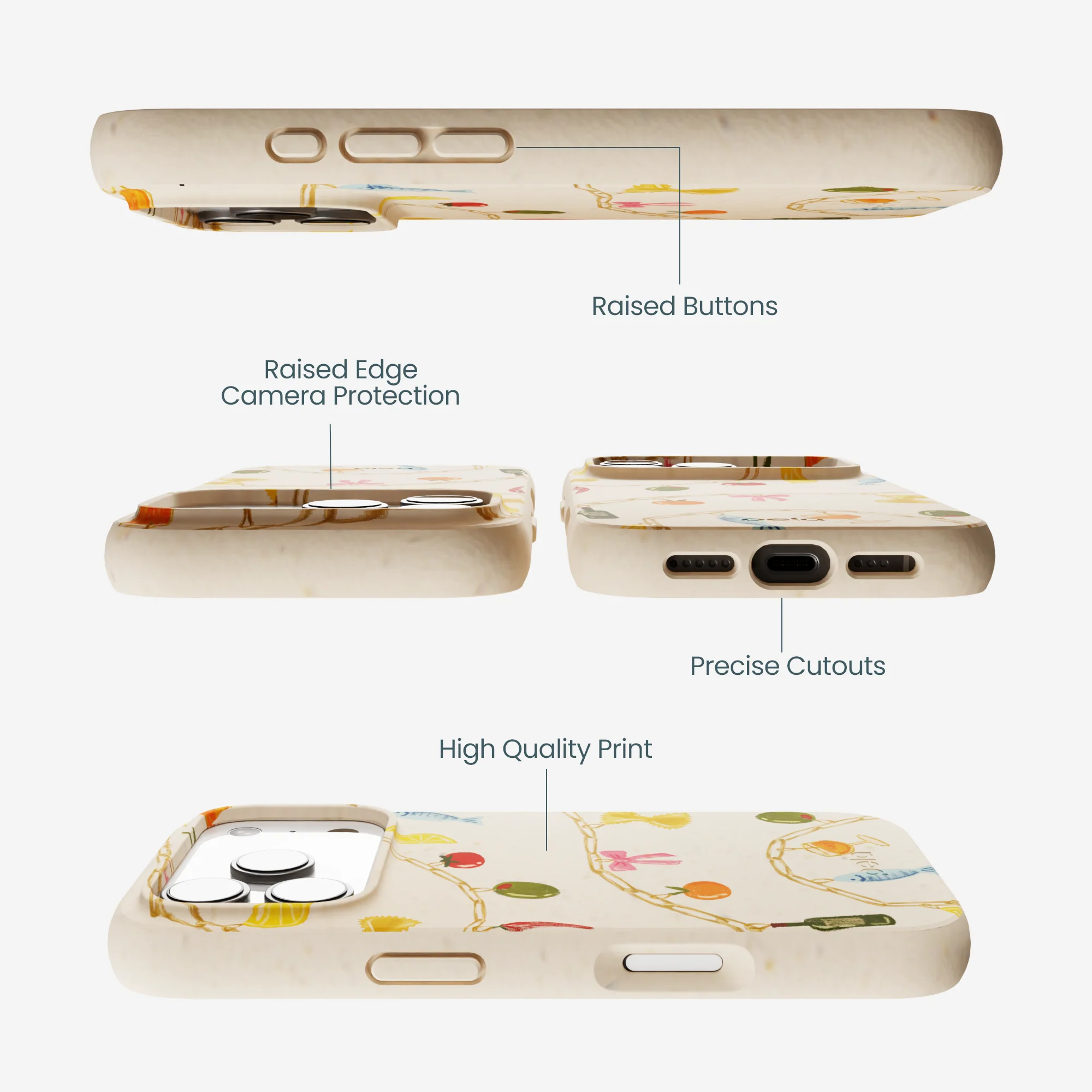 Seashell Dolce Summer iPhone 17 Pro Case - Image 3