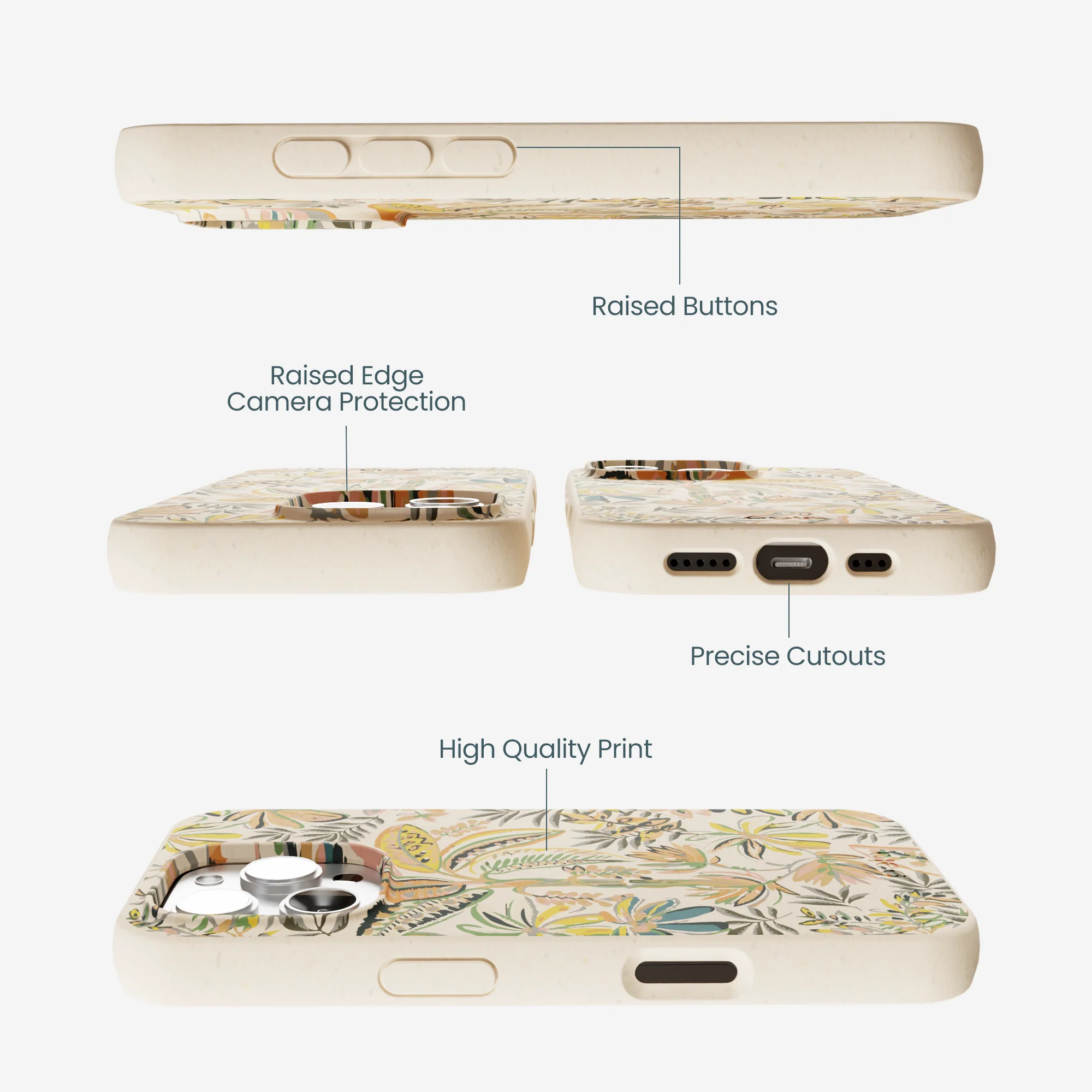 Seashell Dreamy Tropics iPhone 16 Pro Max Case - Image 3
