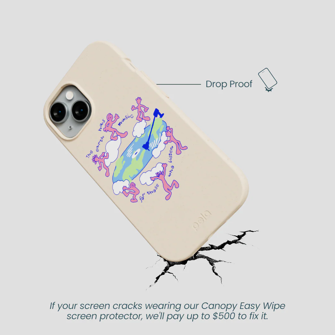 Seashell Earth Music iPhone 15 Case - Image 5