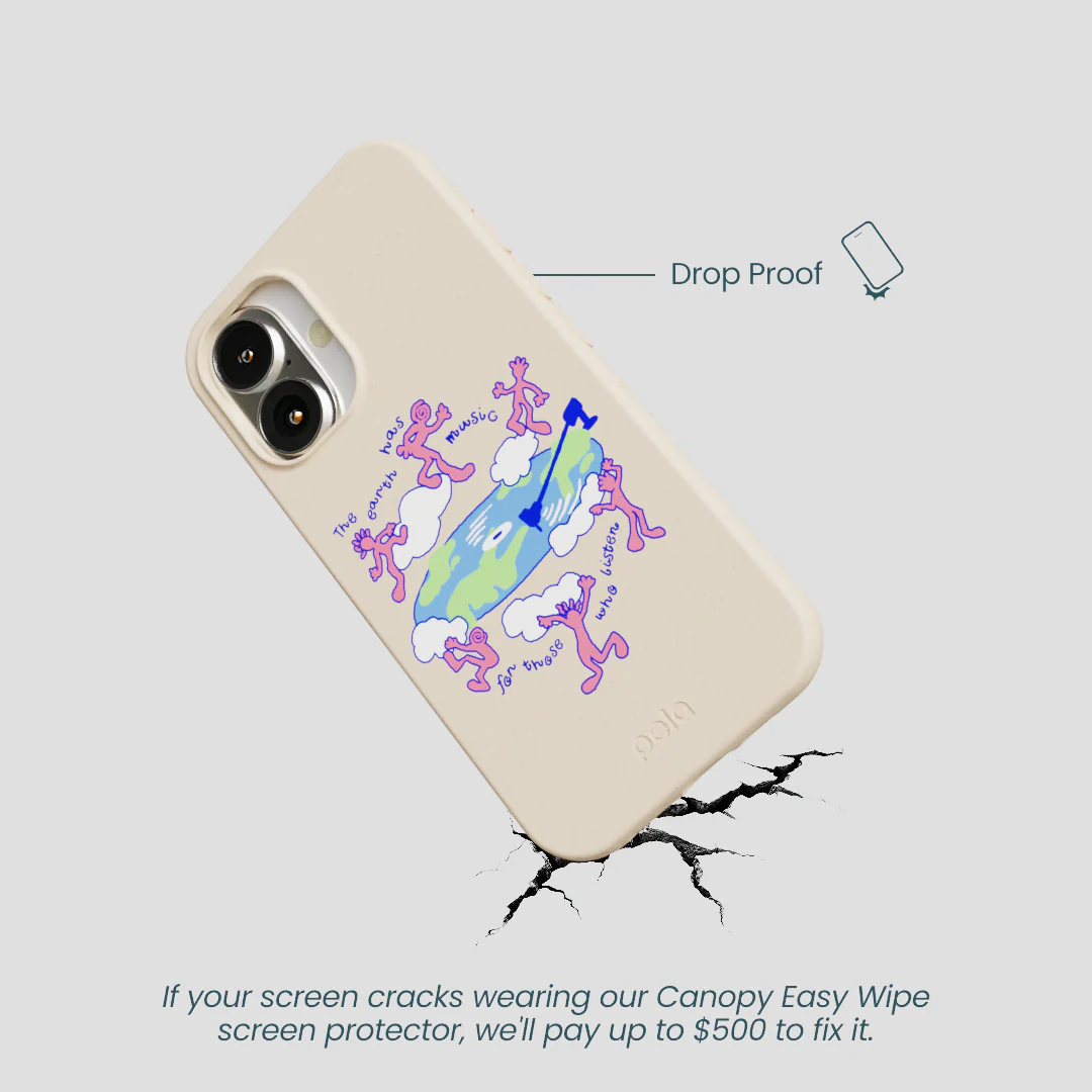 Seashell Earth Music iPhone 16 Case - Image 5